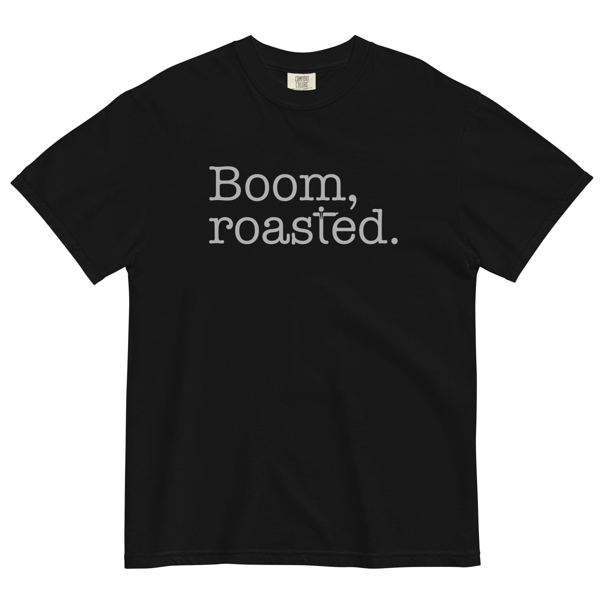 Boom, Roasted Men's Relaxed Fit Tee Hoodie, Sweatshirt | CoreVibeTees.com (Image 1)