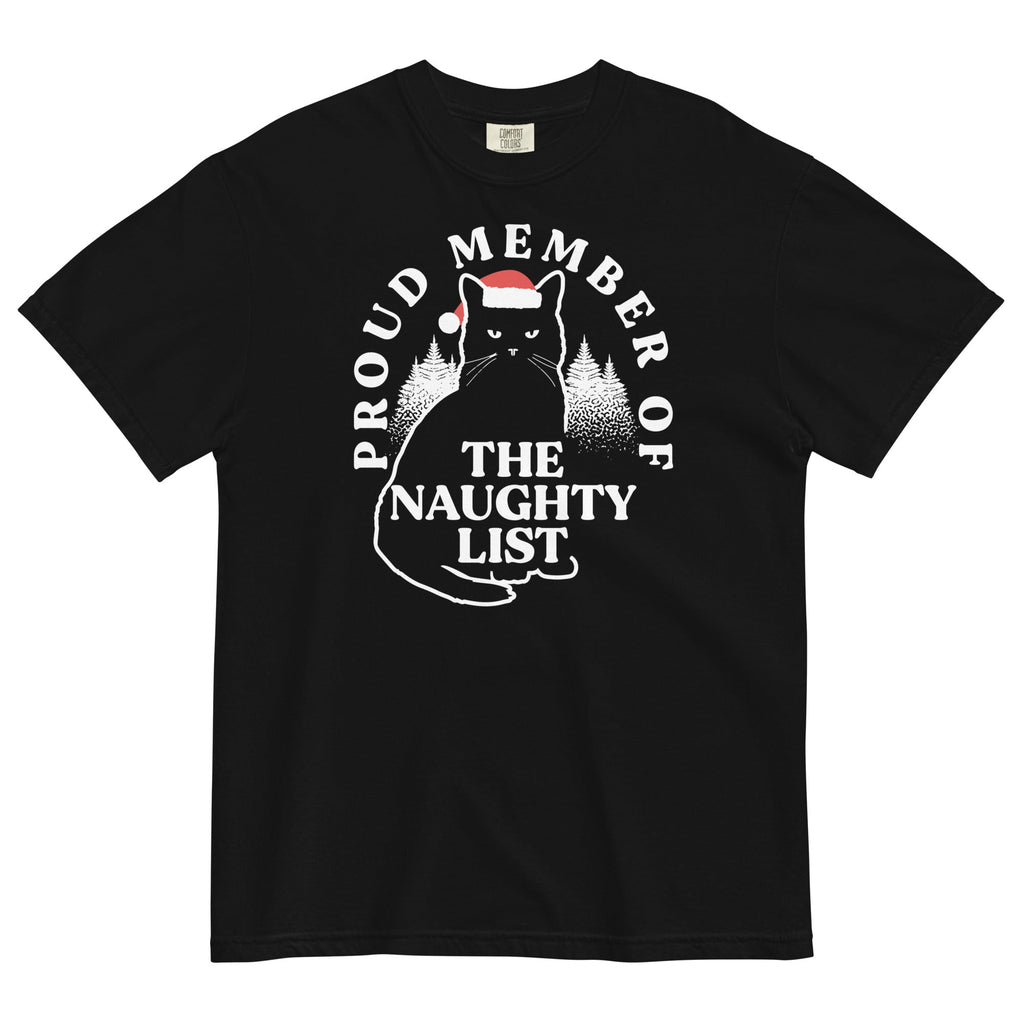 The Naughty List Men's Relaxed Fit Tee Hoodie, Sweatshirt | CoreVibeTees.com (Image 2)