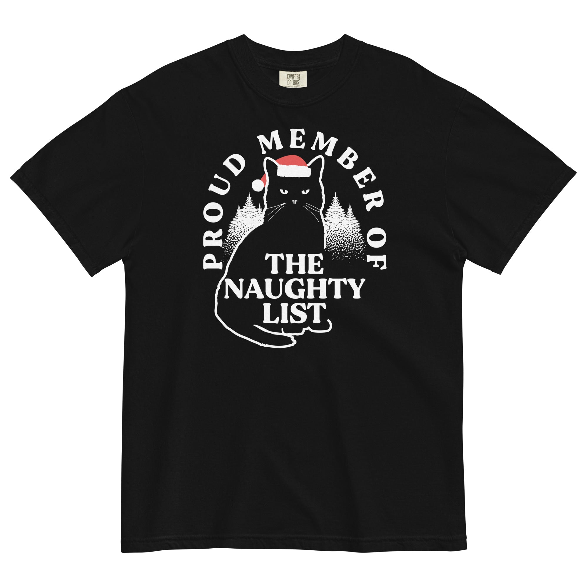The Naughty List Men's Relaxed Fit Tee Hoodie, Sweatshirt | CoreVibeTees.com (Image 2)