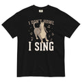 I Don't Howl I Sing Men's Relaxed Fit Tee Hoodie, Sweatshirt | CoreVibeTees.com