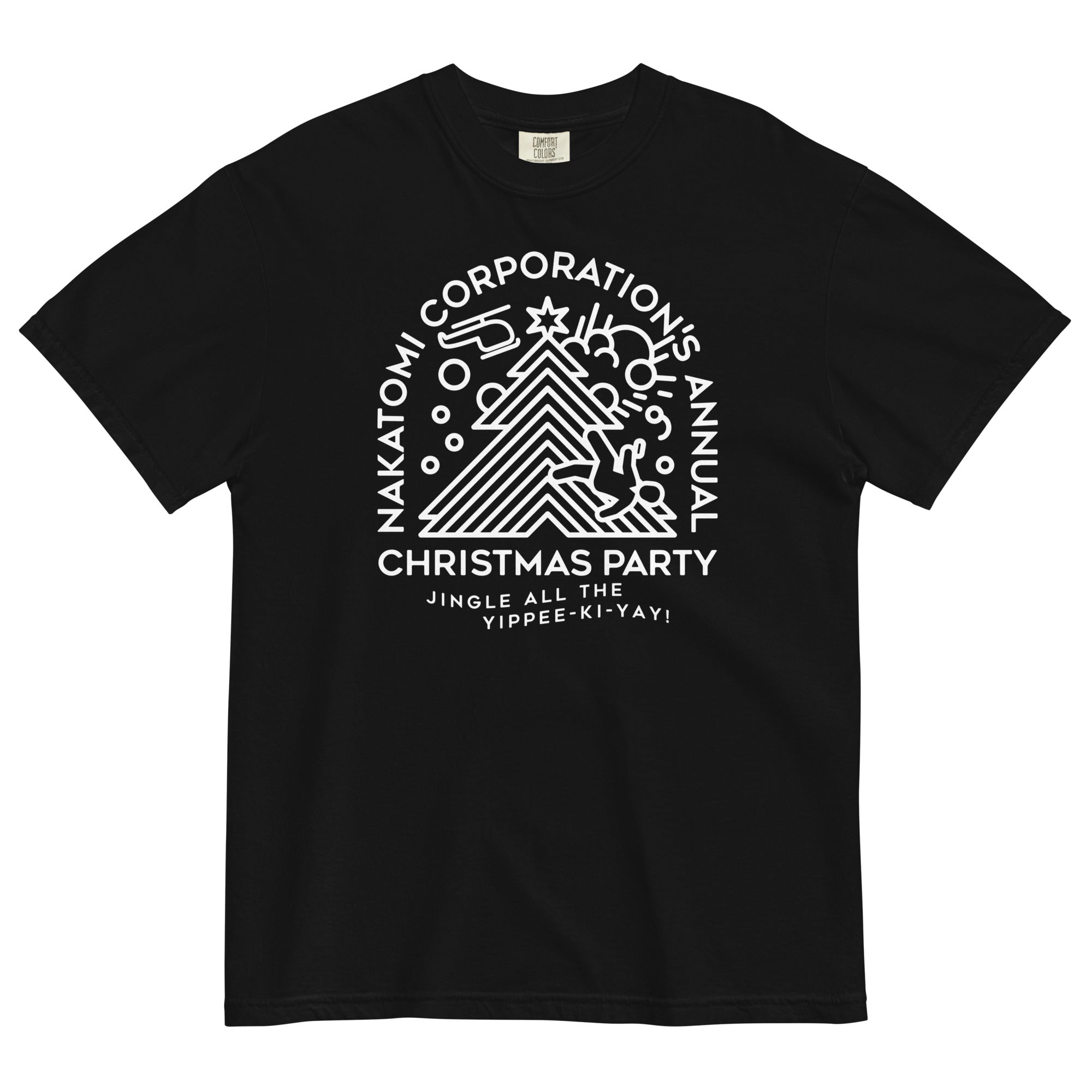 Nakatomi Christmas Party Men's Relaxed Fit Tee Hoodie, Sweatshirt | CoreVibeTees.com (Image 2)
