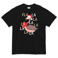 Fla La La Lamingo Men's Relaxed Fit Tee Hoodie, Sweatshirt | CoreVibeTees.com (Image 1)