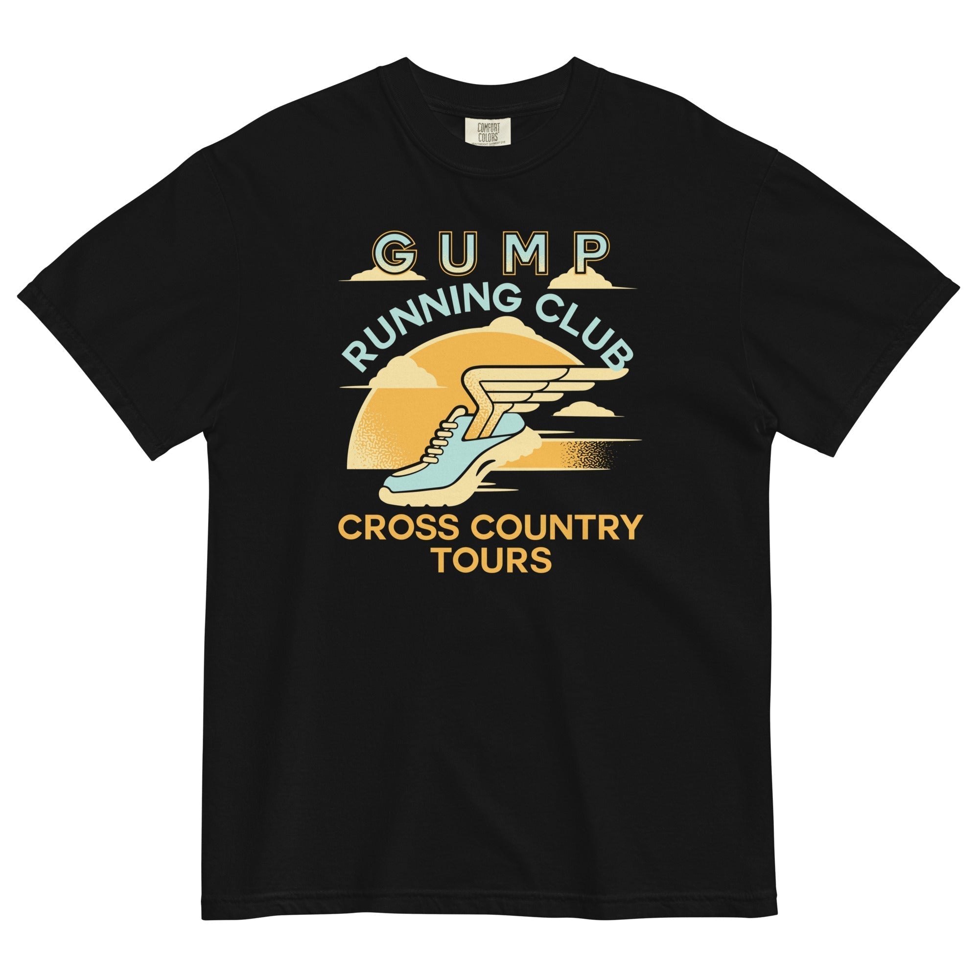 Gump Running Club Men's Relaxed Fit Tee Hoodie, Sweatshirt | CoreVibeTees.com (Image 2)