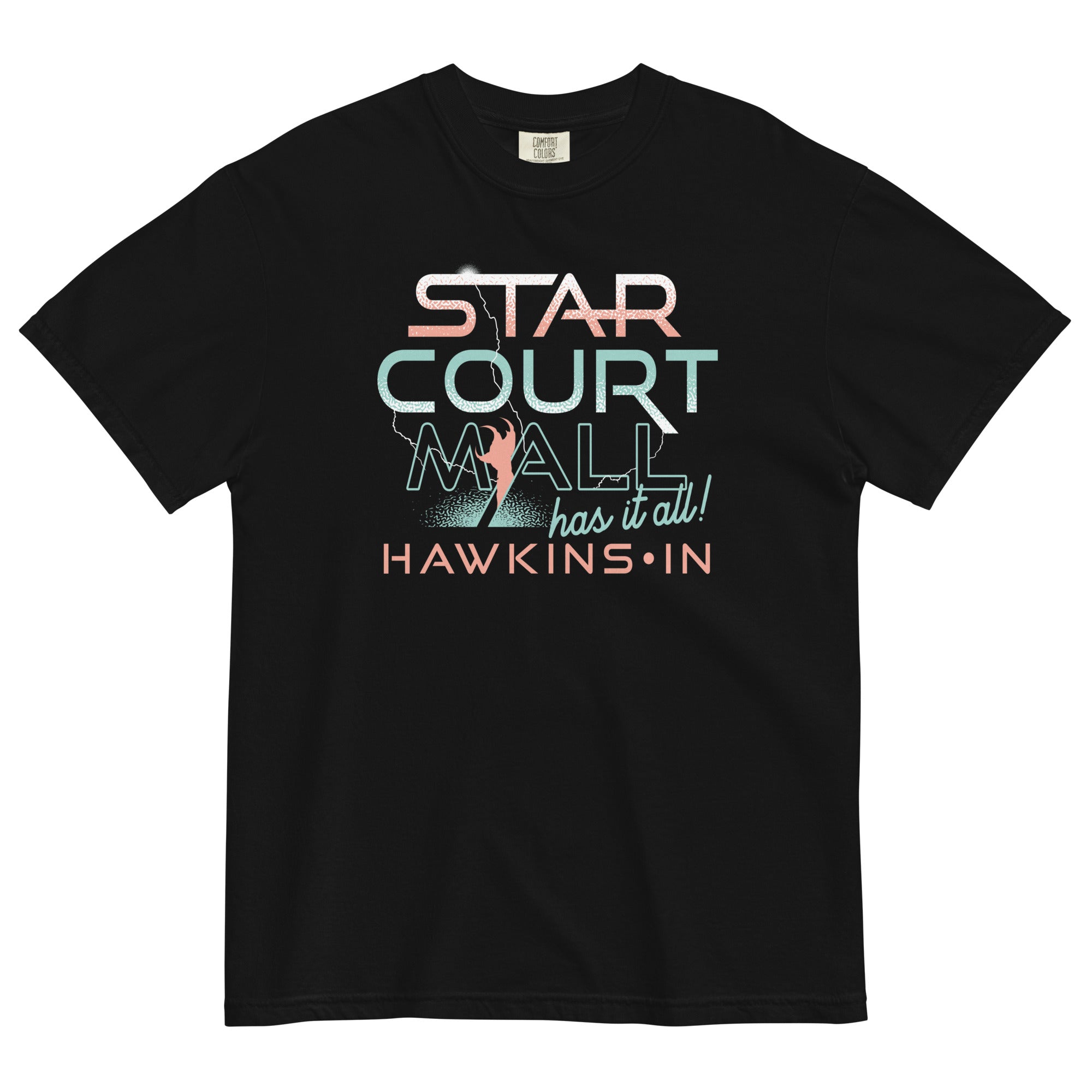 Starcourt Mall Men's Relaxed Fit Tee Hoodie, Sweatshirt | CoreVibeTees.com (Image 1)