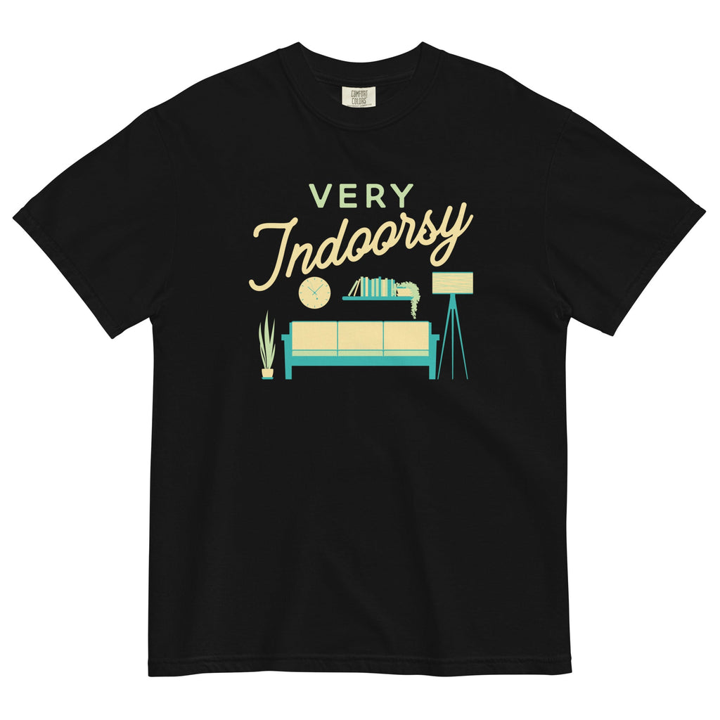 Very Indoorsy Men's Relaxed Fit Tee Hoodie, Sweatshirt | CoreVibeTees.com (Image 2)