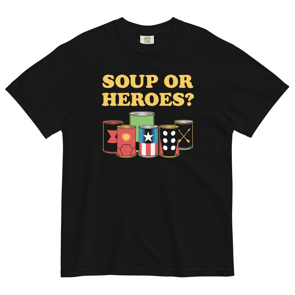 Soup Or Hero? Men's Relaxed Fit Tee Hoodie, Sweatshirt | CoreVibeTees.com (Image 1)