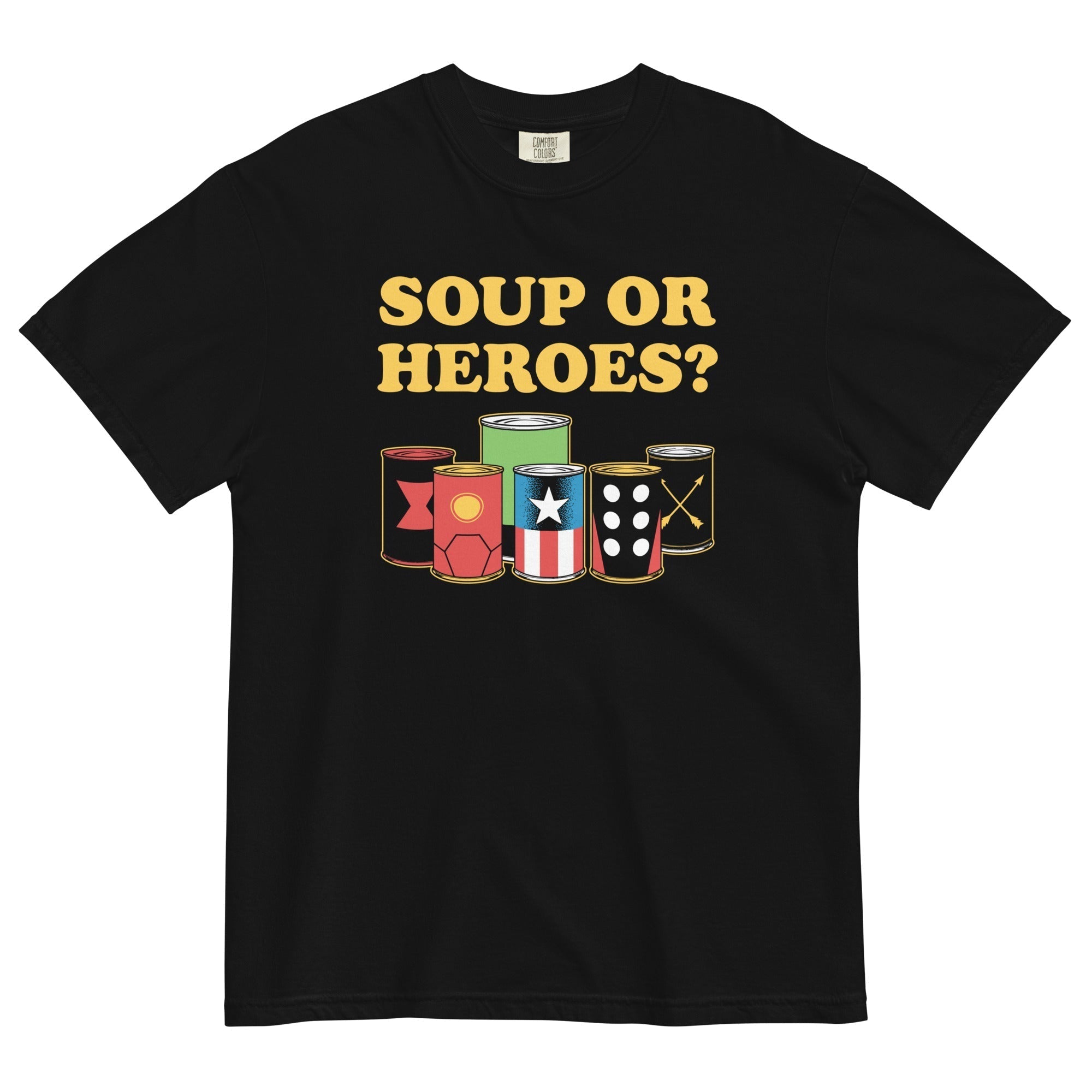 Soup Or Hero? Men's Relaxed Fit Tee Hoodie, Sweatshirt | CoreVibeTees.com (Image 1)