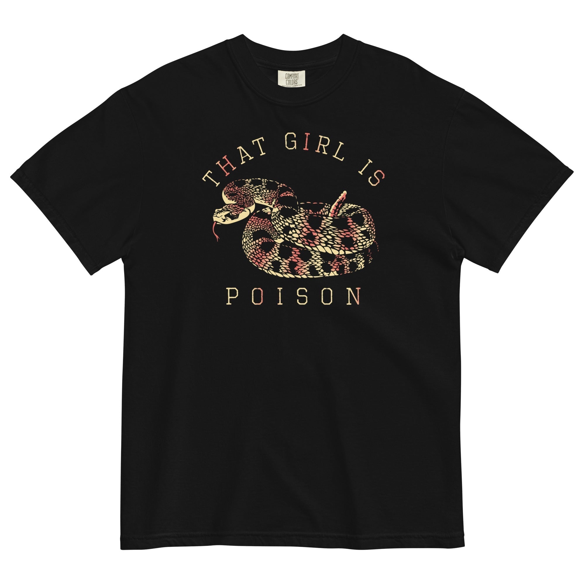 That Girl Is Poison Men's Relaxed Fit Tee Hoodie, Sweatshirt | CoreVibeTees.com (Image 1)