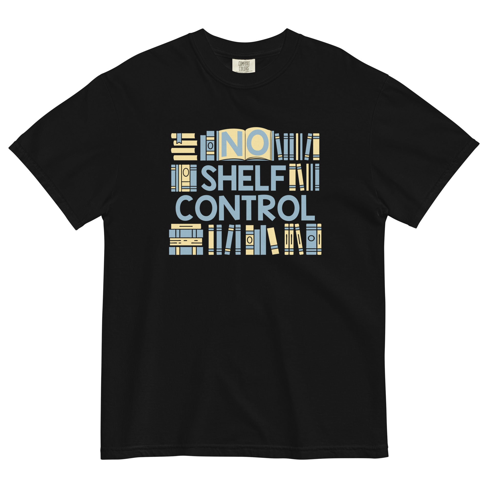 No Shelf Control Men's Relaxed Fit Tee Hoodie, Sweatshirt | CoreVibeTees.com (Image 1)