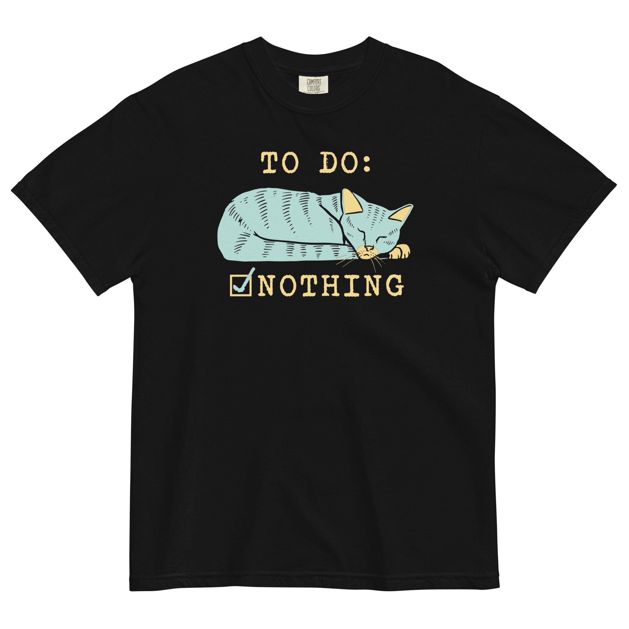 To Do: Nothing Men's Relaxed Fit Tee Hoodie, Sweatshirt | CoreVibeTees.com (Image 2)