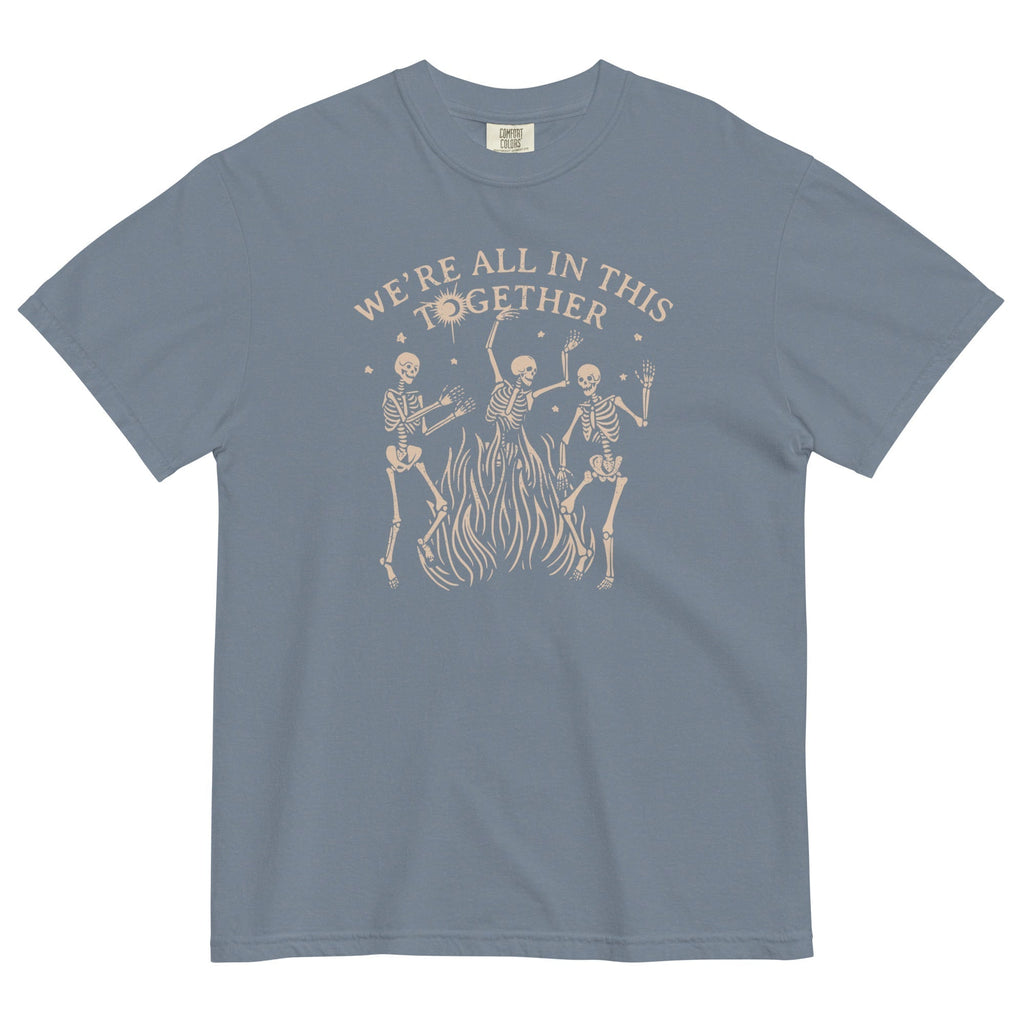 We're All In This Together Men's Relaxed Fit Tee Hoodie, Sweatshirt | CoreVibeTees.com (Image 5)