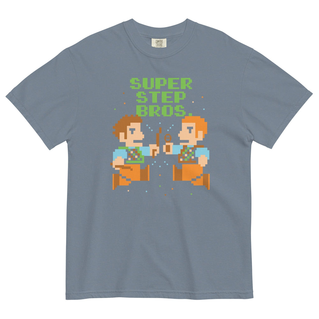 Super Step Bros Men's Relaxed Fit Tee Hoodie, Sweatshirt | CoreVibeTees.com (Image 5)