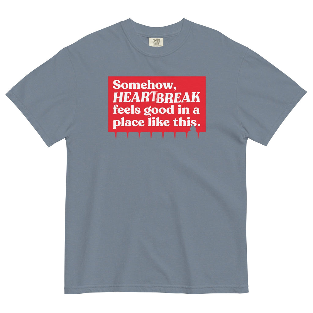 Somehow, Heartbreak Feels Good Men's Relaxed Fit Tee Hoodie, Sweatshirt | CoreVibeTees.com (Image 3)