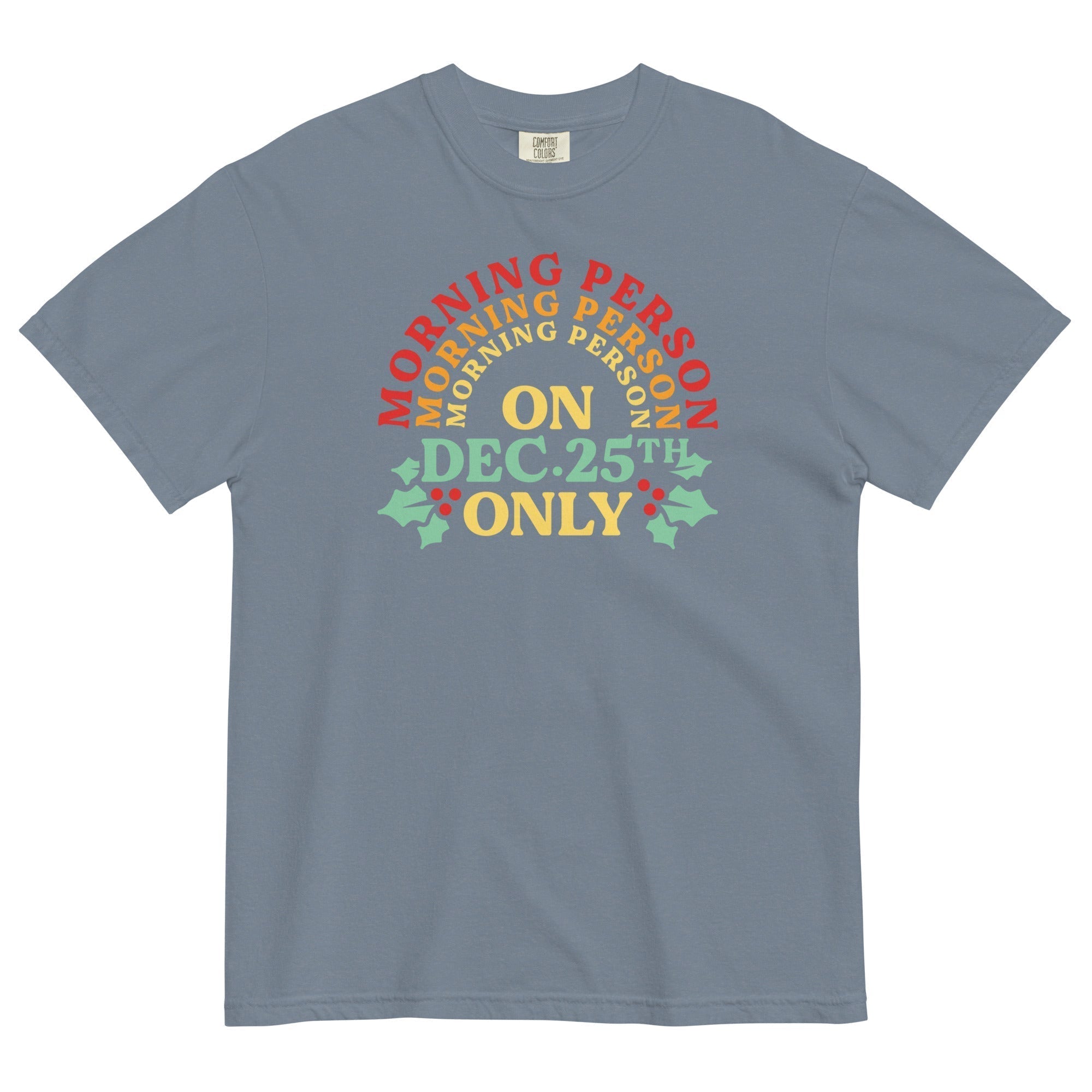 Morning Person On Dec 25th Only Men's Relaxed Fit Tee Hoodie, Sweatshirt | CoreVibeTees.com (Image 3)