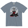 Everything Is Fine Men's Relaxed Fit Tee Hoodie, Sweatshirt | CoreVibeTees.com (Image 1)