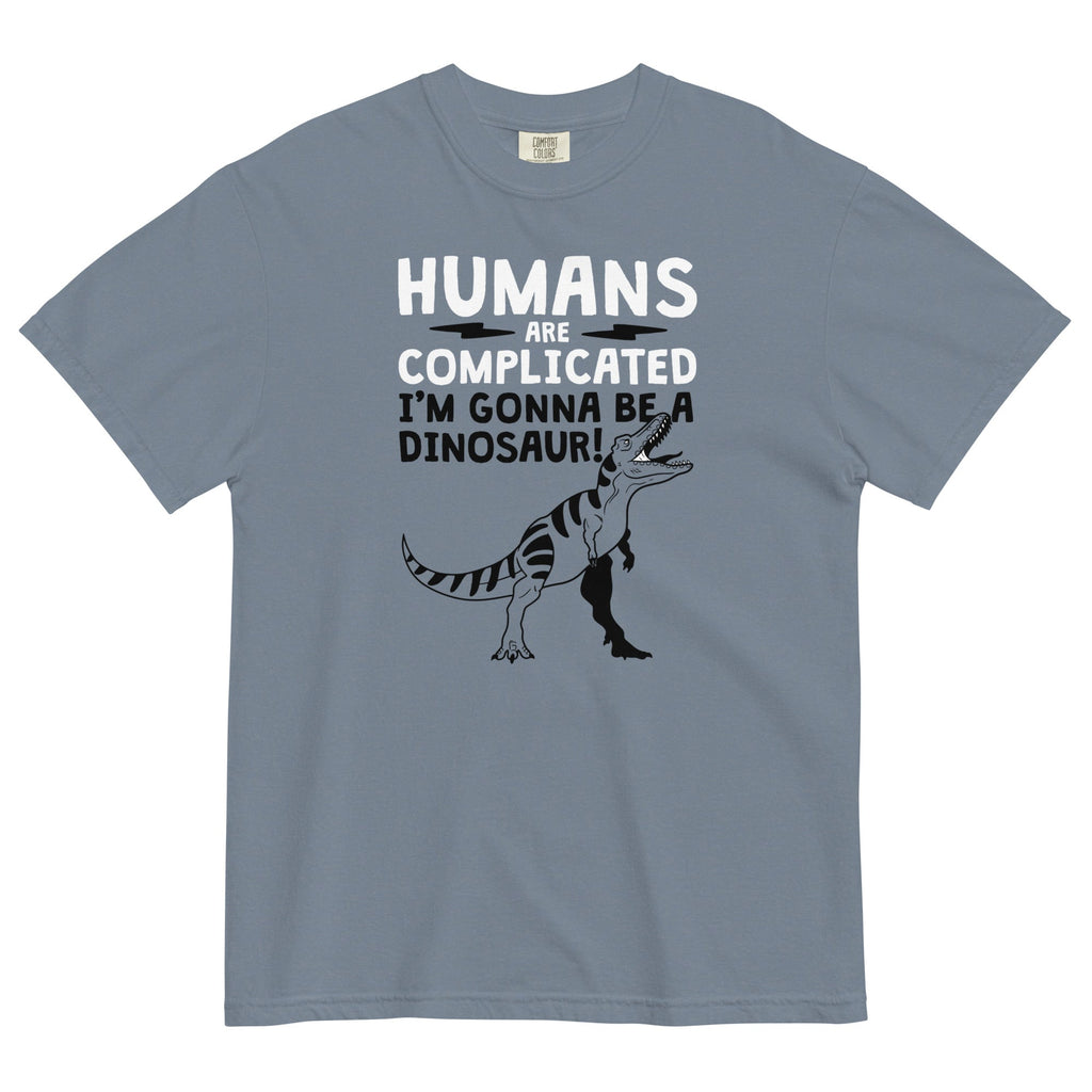 Humans Are Complicated Men's Relaxed Fit Tee Hoodie, Sweatshirt | CoreVibeTees.com (Image 2)