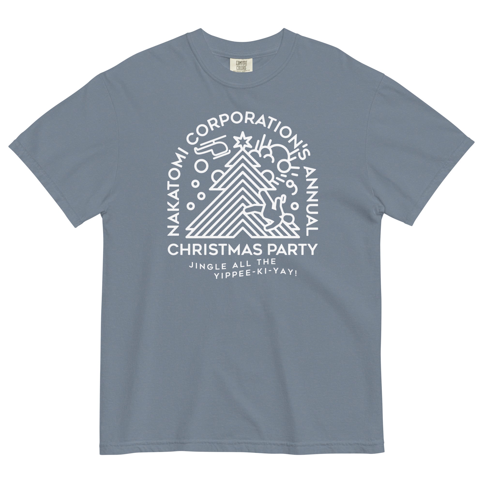 Nakatomi Christmas Party Men's Relaxed Fit Tee Hoodie, Sweatshirt | CoreVibeTees.com (Image 4)