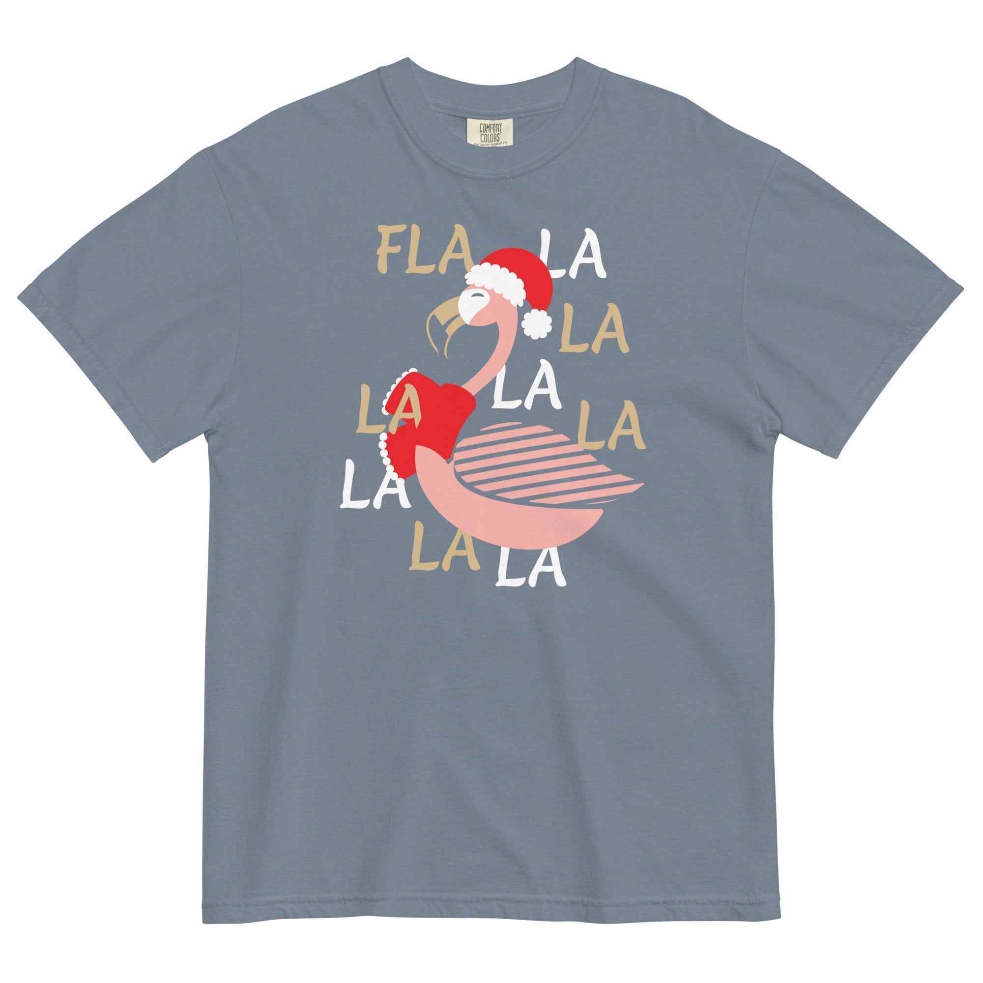 Fla La La Lamingo Men's Relaxed Fit Tee Hoodie, Sweatshirt | CoreVibeTees.com (Image 4)