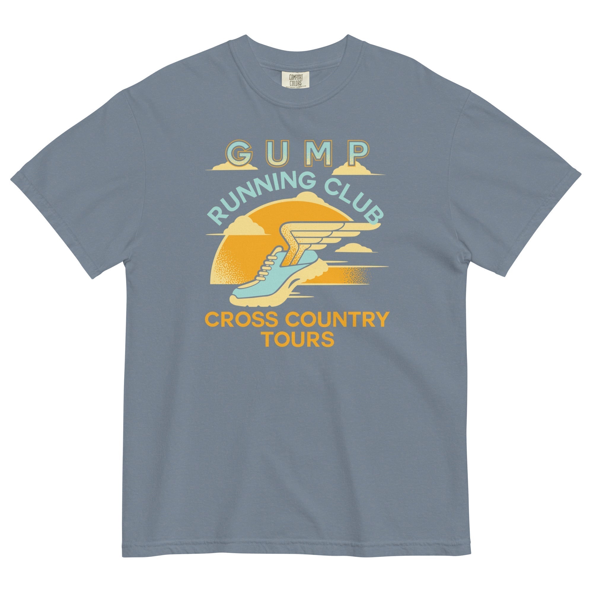Gump Running Club Men's Relaxed Fit Tee Hoodie, Sweatshirt | CoreVibeTees.com (Image 1)
