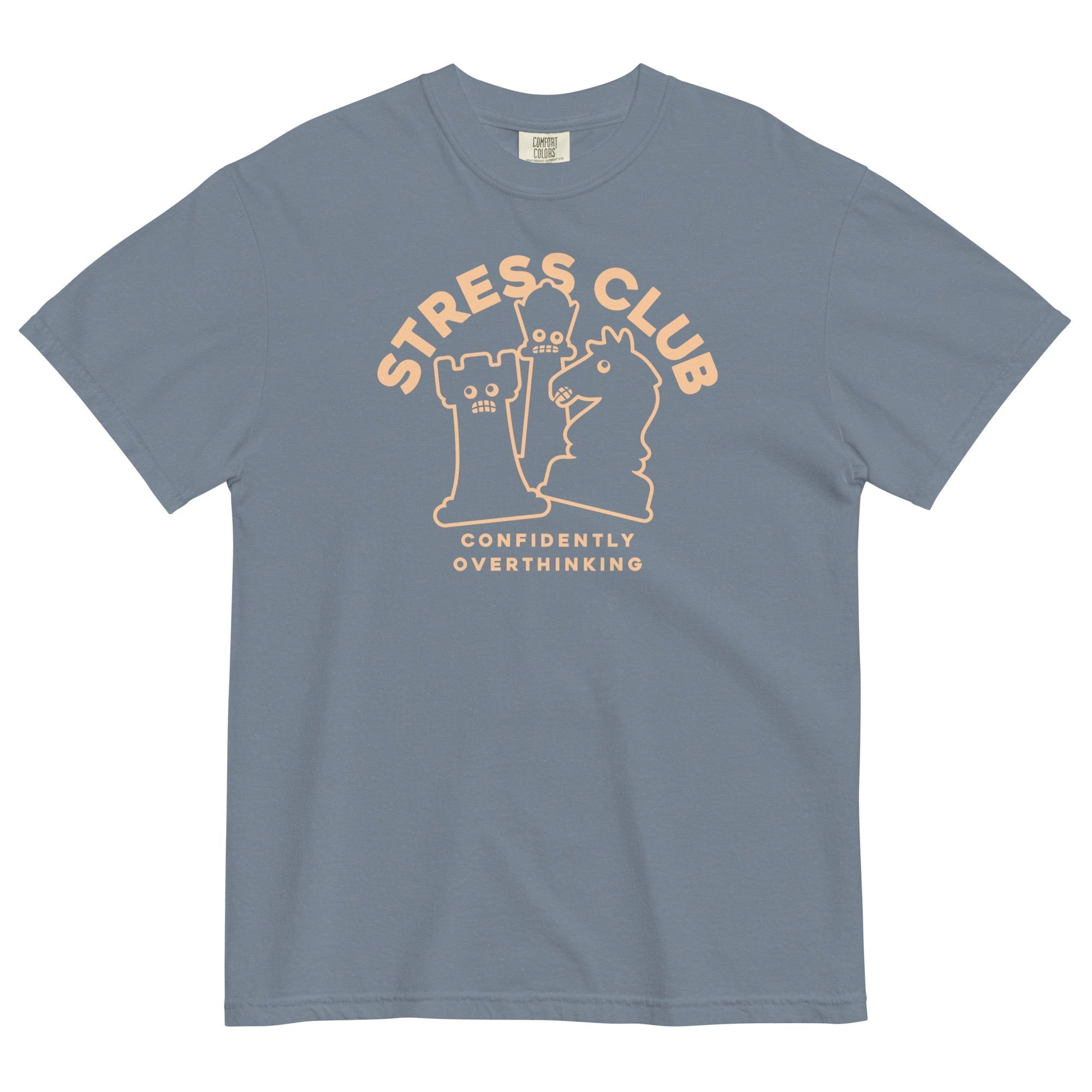 Stress Club Men's Relaxed Fit Tee Hoodie, Sweatshirt | CoreVibeTees.com (Image 4)