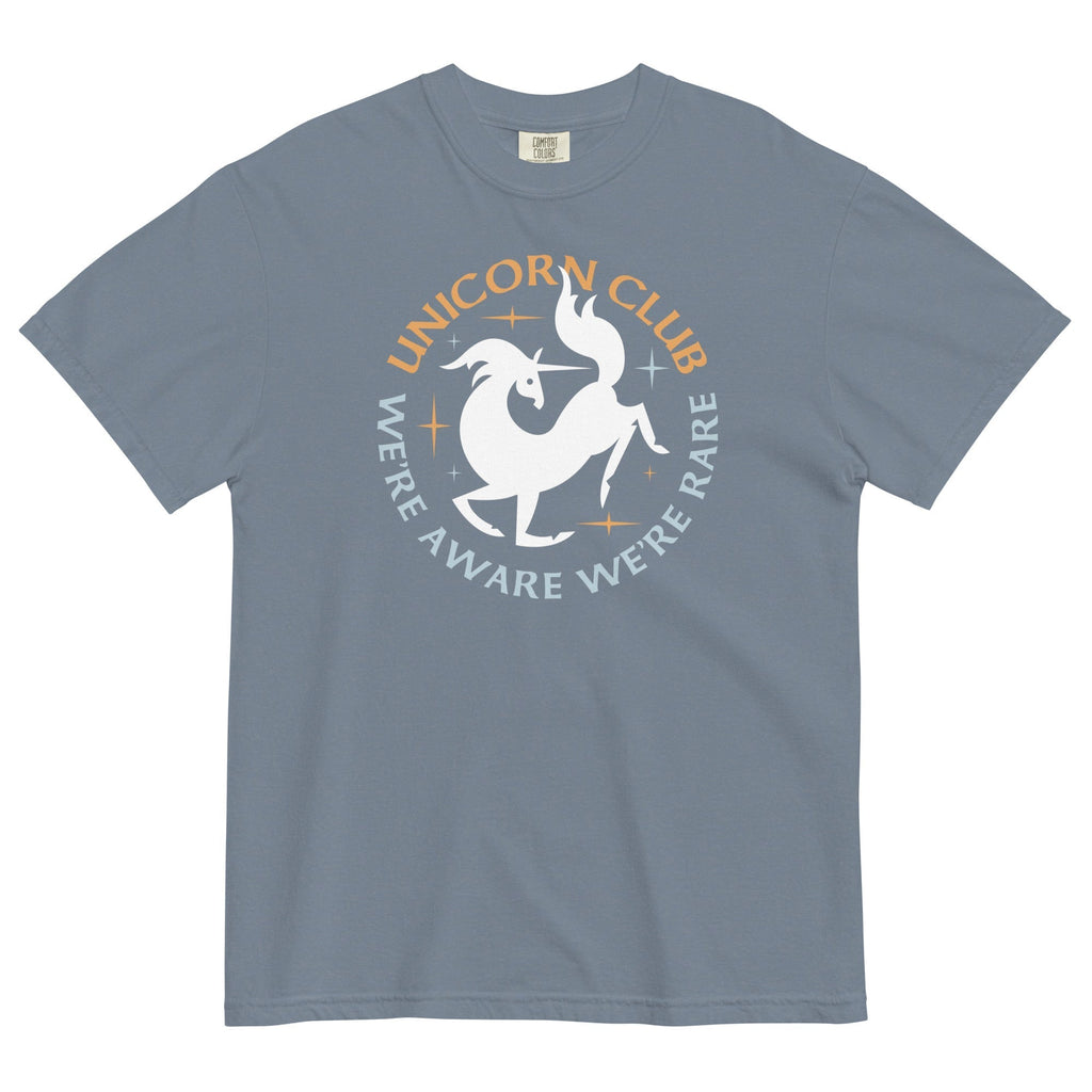 Unicorn Club Men's Relaxed Fit Tee Hoodie, Sweatshirt | CoreVibeTees.com (Image 1)