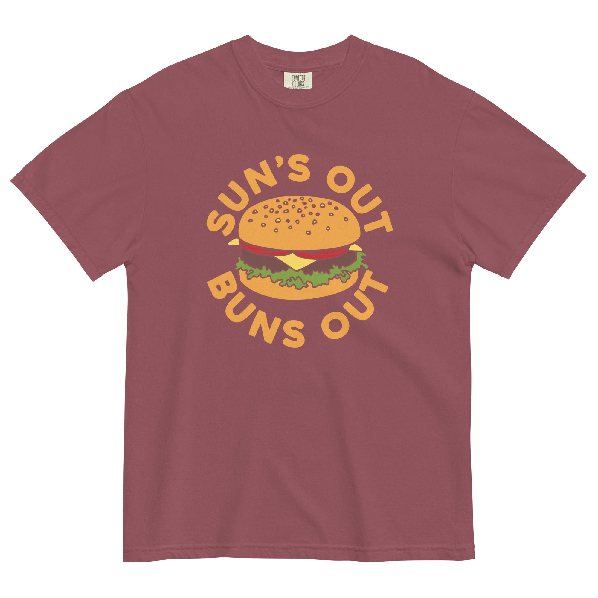 Sun's Out Buns Out Men's Relaxed Fit Tee Hoodie, Sweatshirt | CoreVibeTees.com (Image 3)