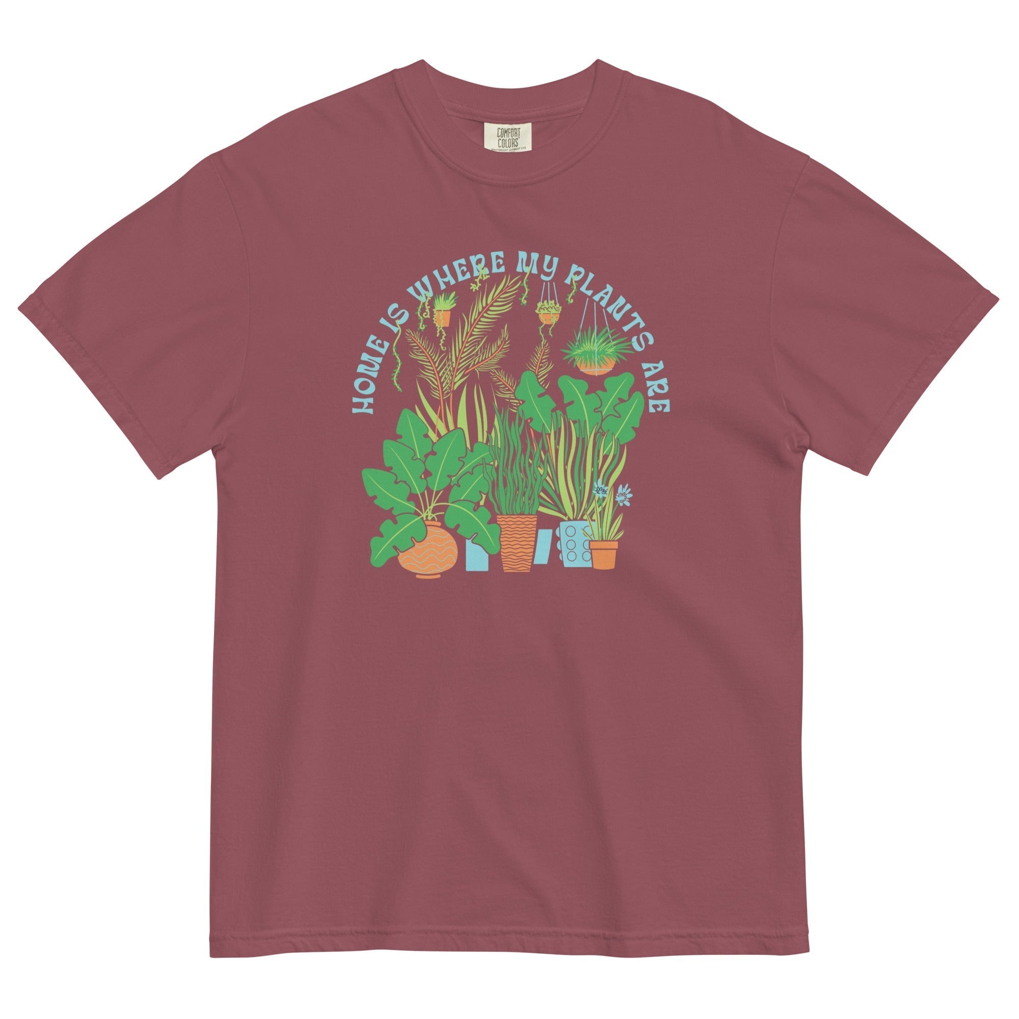 Home Is Where The Plants Are Men's Relaxed Fit Tee Hoodie, Sweatshirt | CoreVibeTees.com (Image 3)