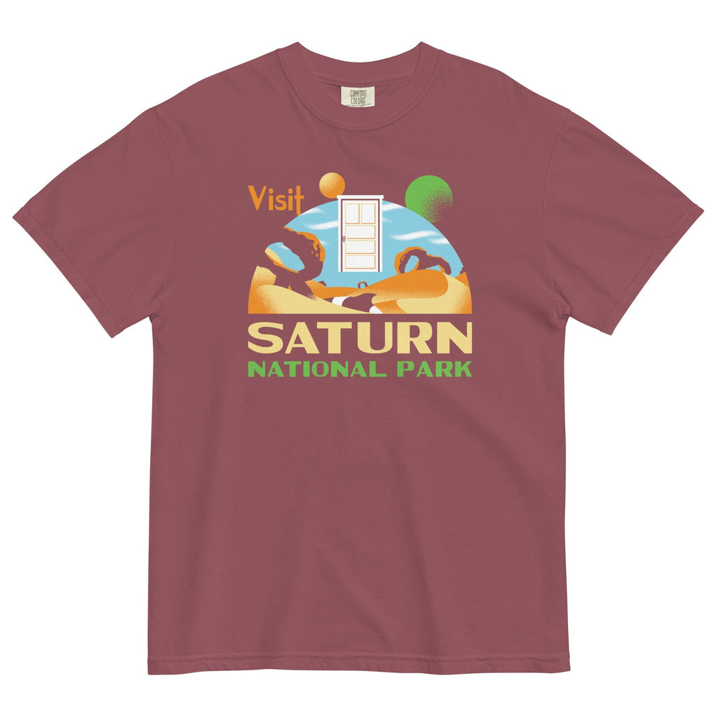 Visit Saturn National Park Men's Relaxed Fit Tee Hoodie, Sweatshirt | CoreVibeTees.com (Image 3)