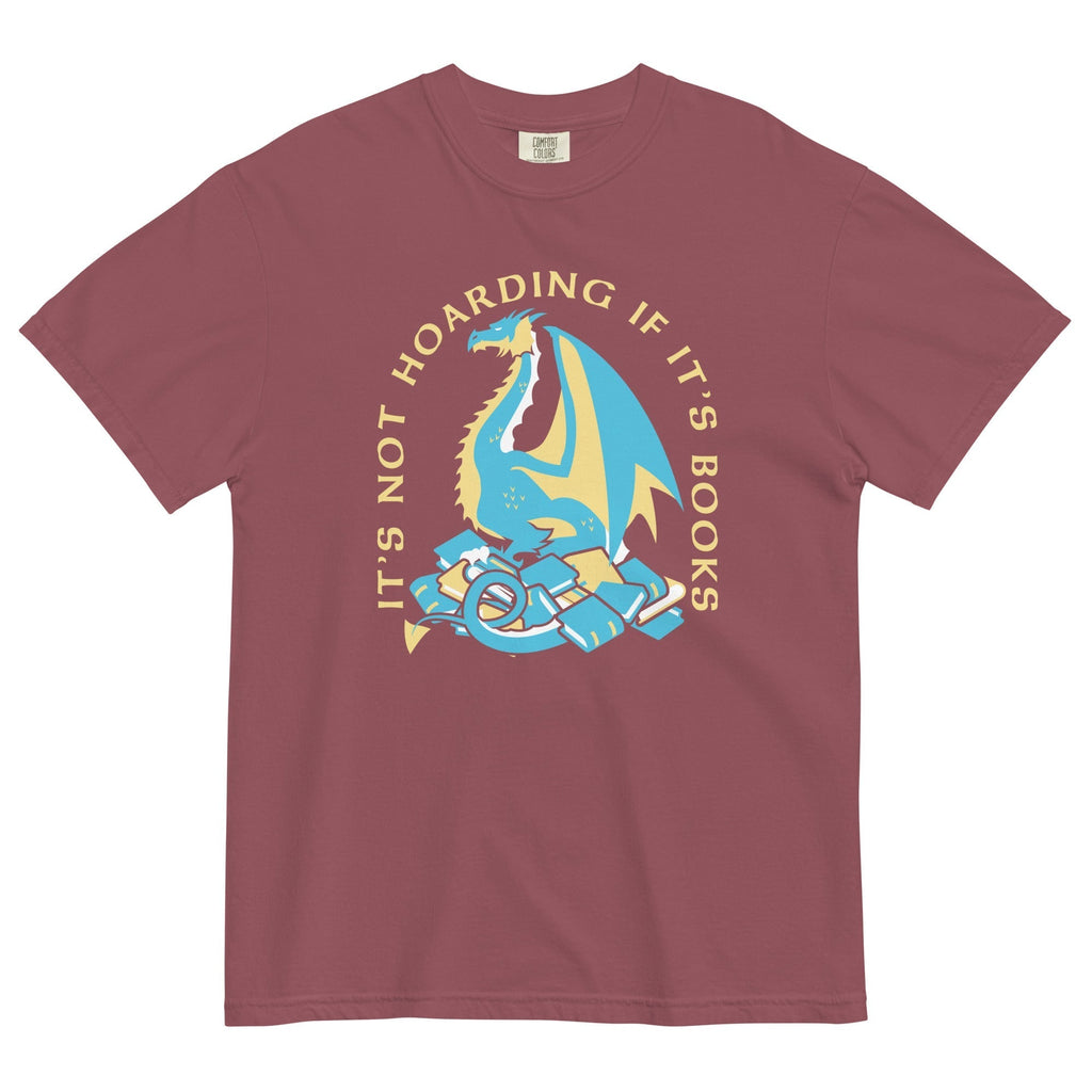 It's Not Hoarding If It's Books Men's Relaxed Fit Tee Hoodie, Sweatshirt | CoreVibeTees.com (Image 4)