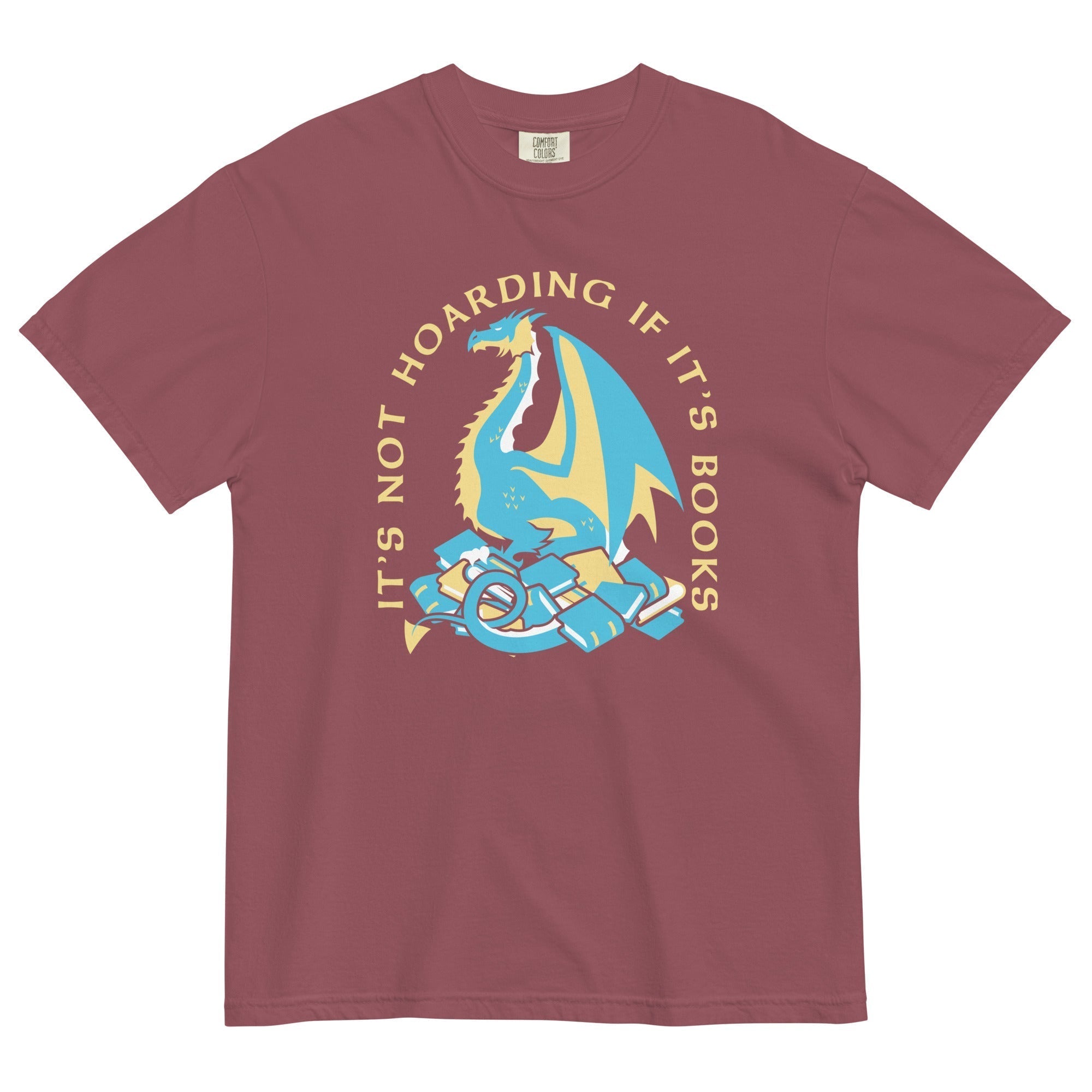 It's Not Hoarding If It's Books Men's Relaxed Fit Tee Hoodie, Sweatshirt | CoreVibeTees.com (Image 4)