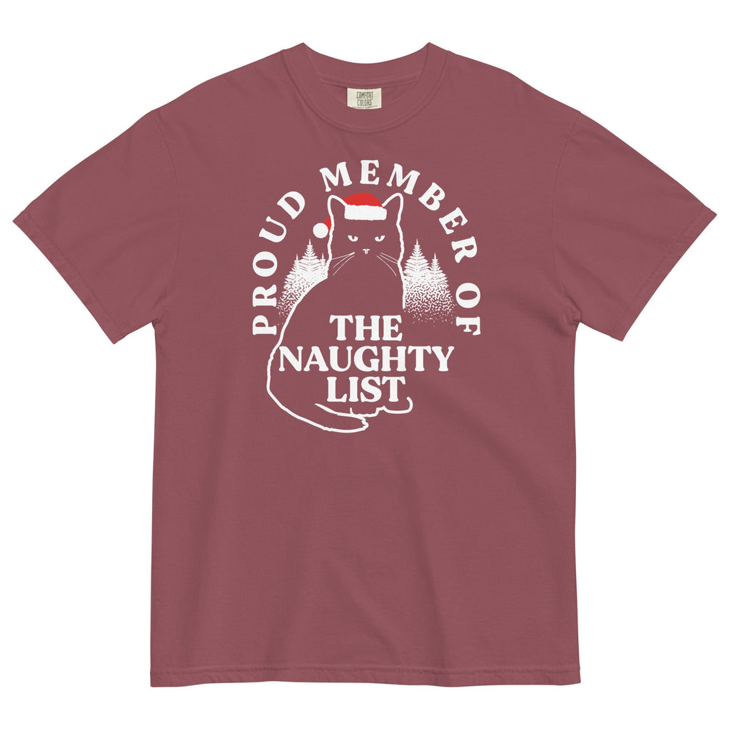 The Naughty List Men's Relaxed Fit Tee Hoodie, Sweatshirt | CoreVibeTees.com (Image 4)