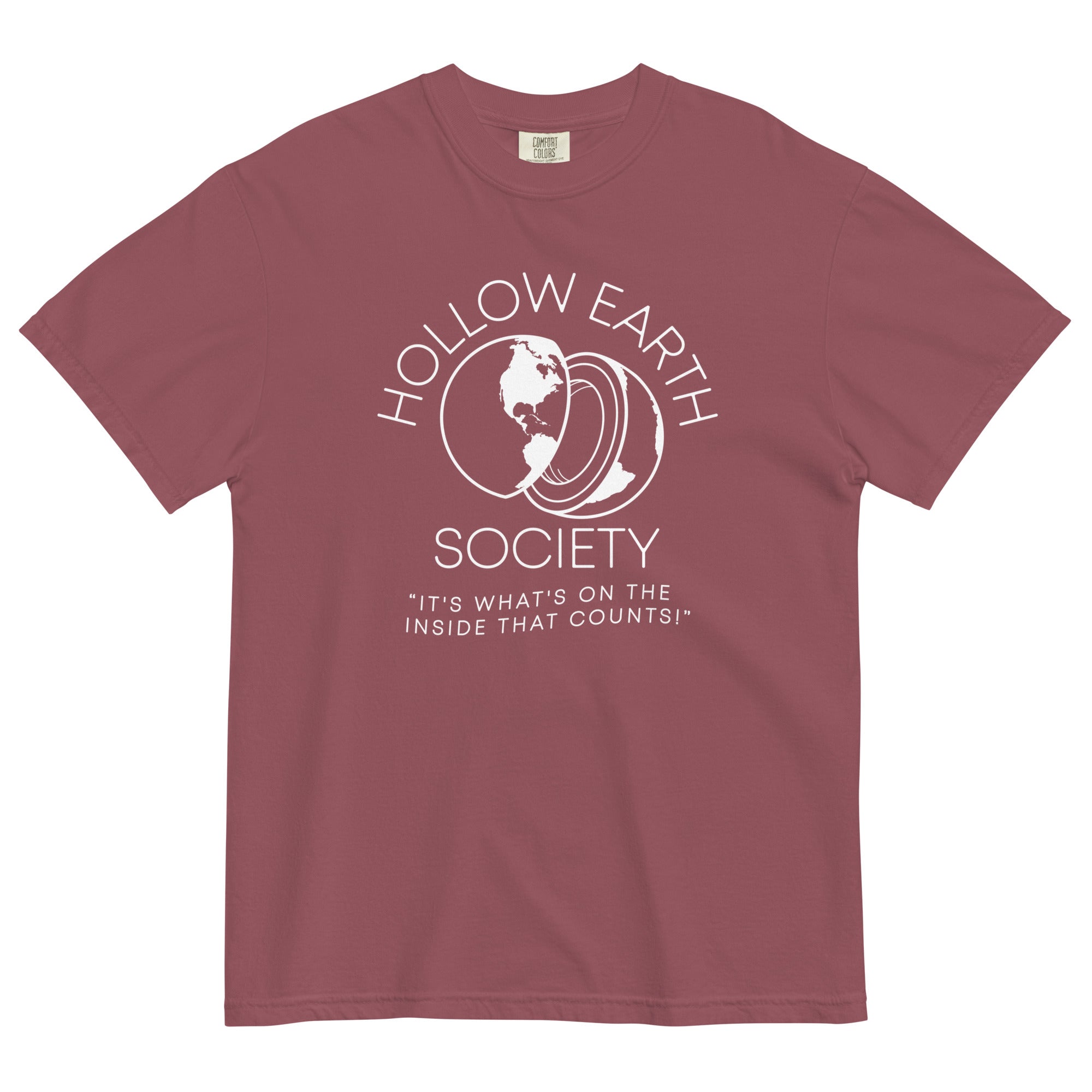 Hollow Earth Society Men's Relaxed Fit Tee Hoodie, Sweatshirt | CoreVibeTees.com (Image 3)