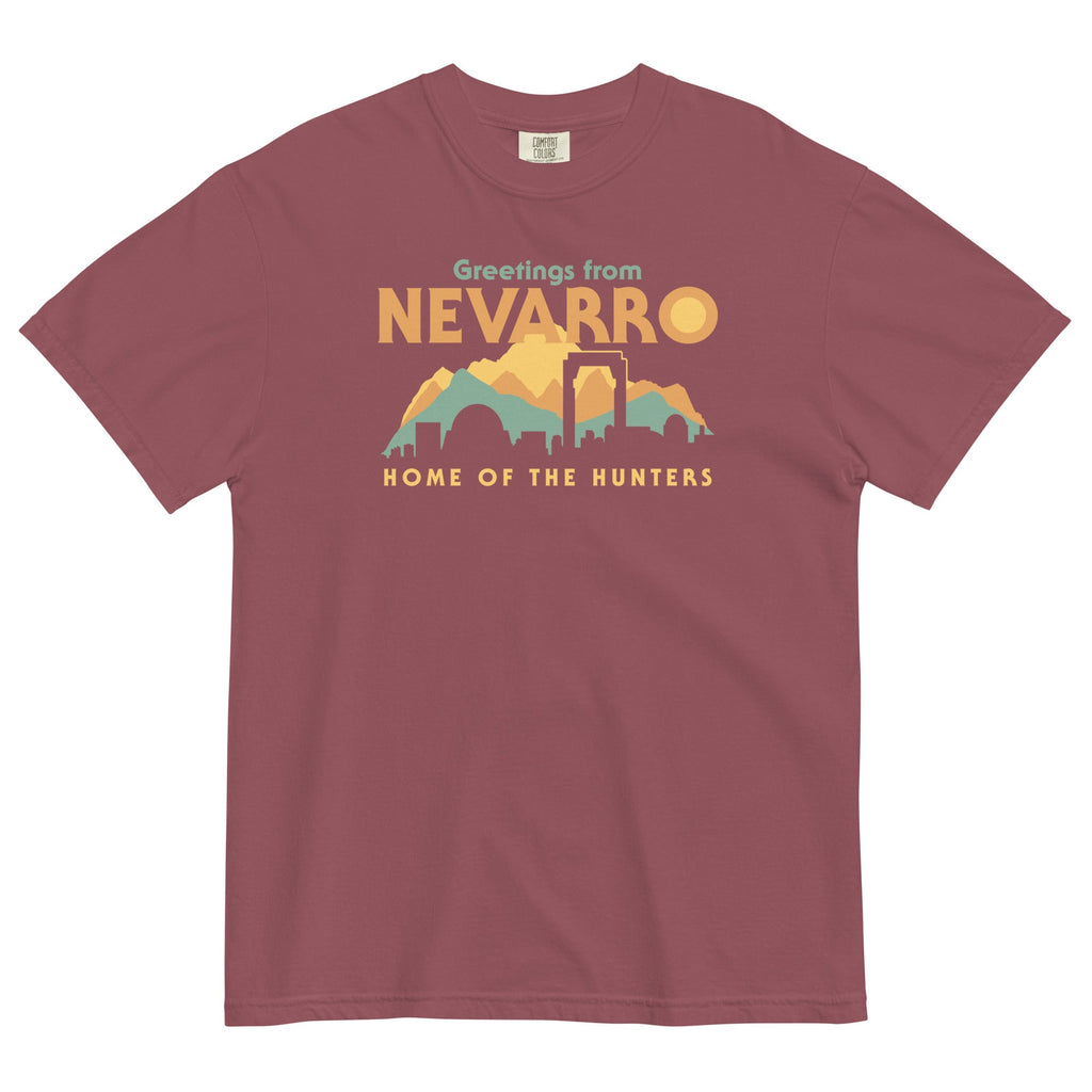 Greetings From Nevarro Men's Relaxed Fit Tee Hoodie, Sweatshirt | CoreVibeTees.com (Image 4)