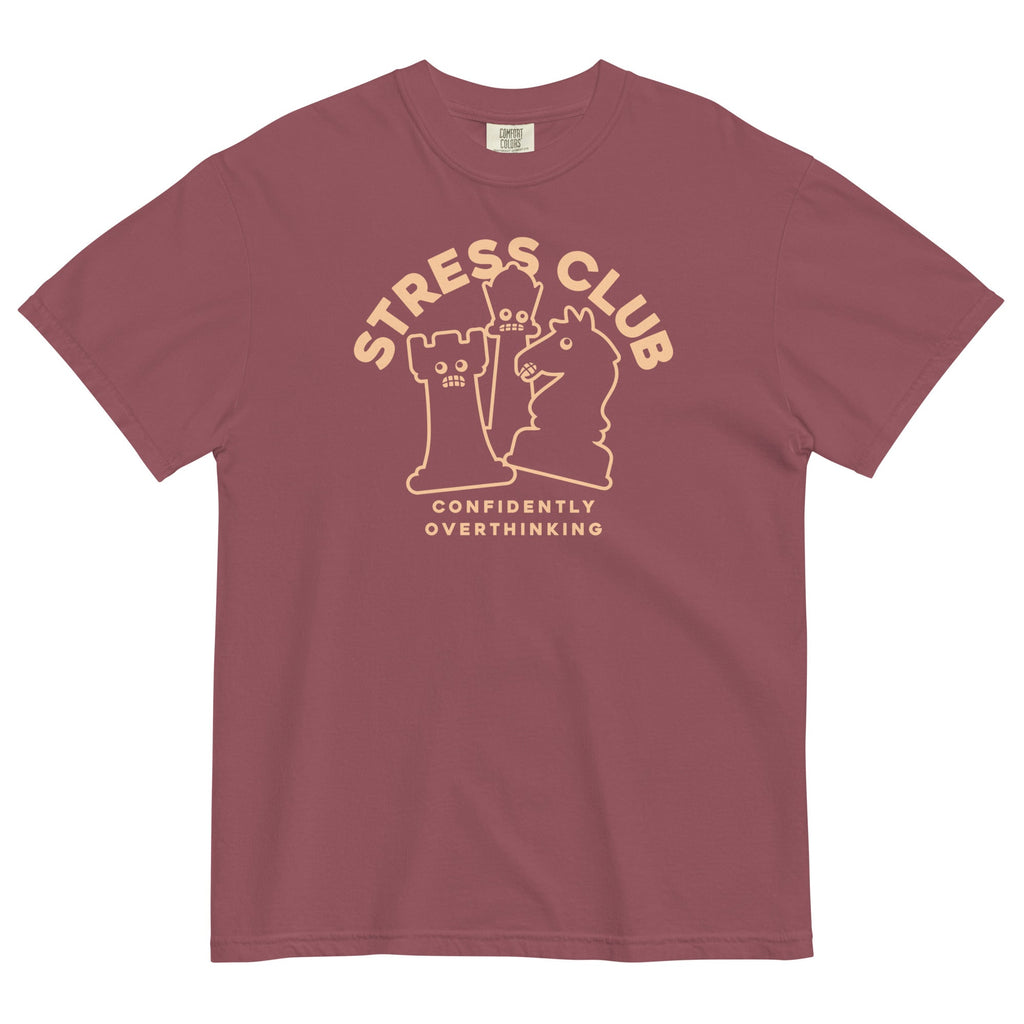 Stress Club Men's Relaxed Fit Tee Hoodie, Sweatshirt | CoreVibeTees.com (Image 3)