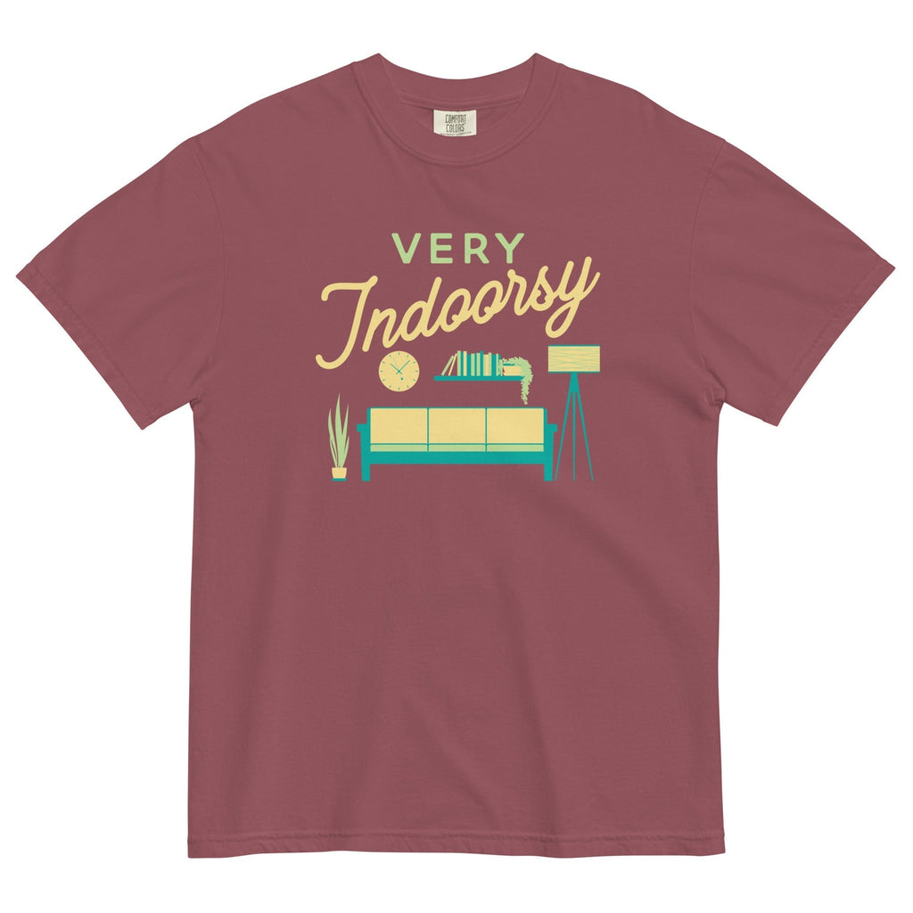 Very Indoorsy Men's Relaxed Fit Tee Hoodie, Sweatshirt | CoreVibeTees.com (Image 4)