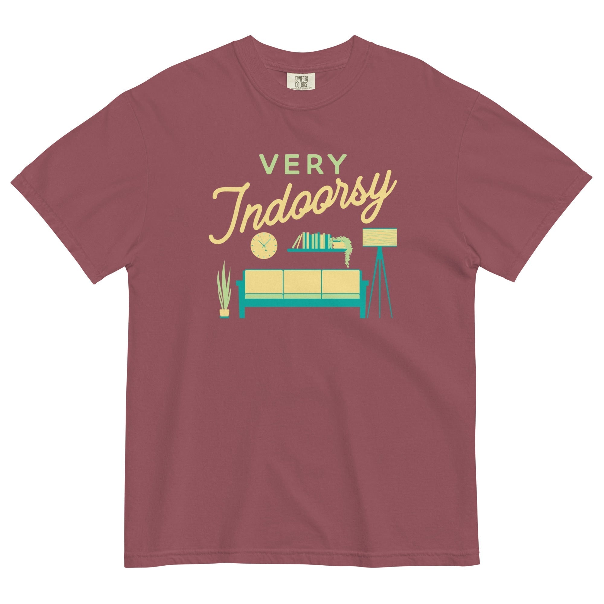 Very Indoorsy Men's Relaxed Fit Tee Hoodie, Sweatshirt | CoreVibeTees.com (Image 4)