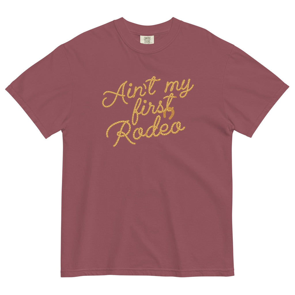 Ain't My First Rodeo Men's Relaxed Fit Tee Hoodie, Sweatshirt | CoreVibeTees.com (Image 3)