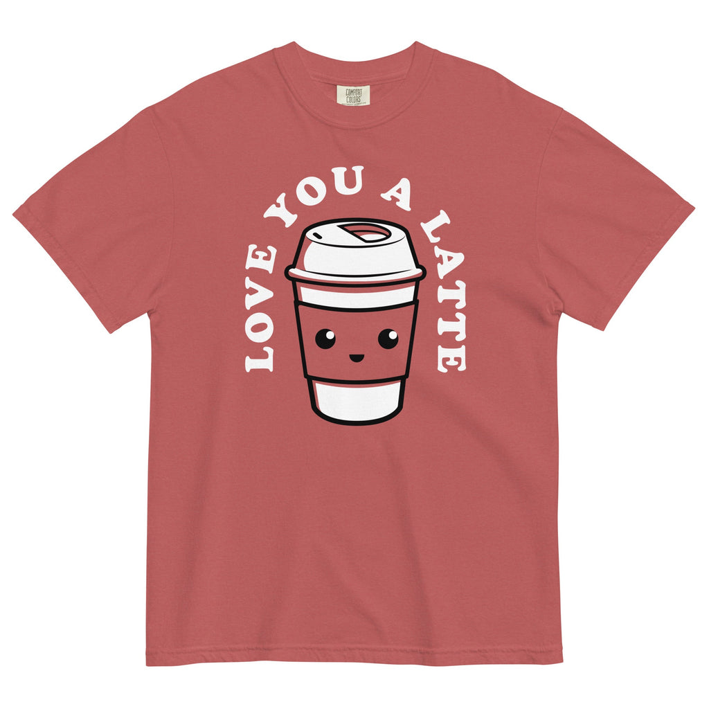 Love You A Latte Men's Relaxed Fit Tee Hoodie, Sweatshirt | CoreVibeTees.com (Image 2)