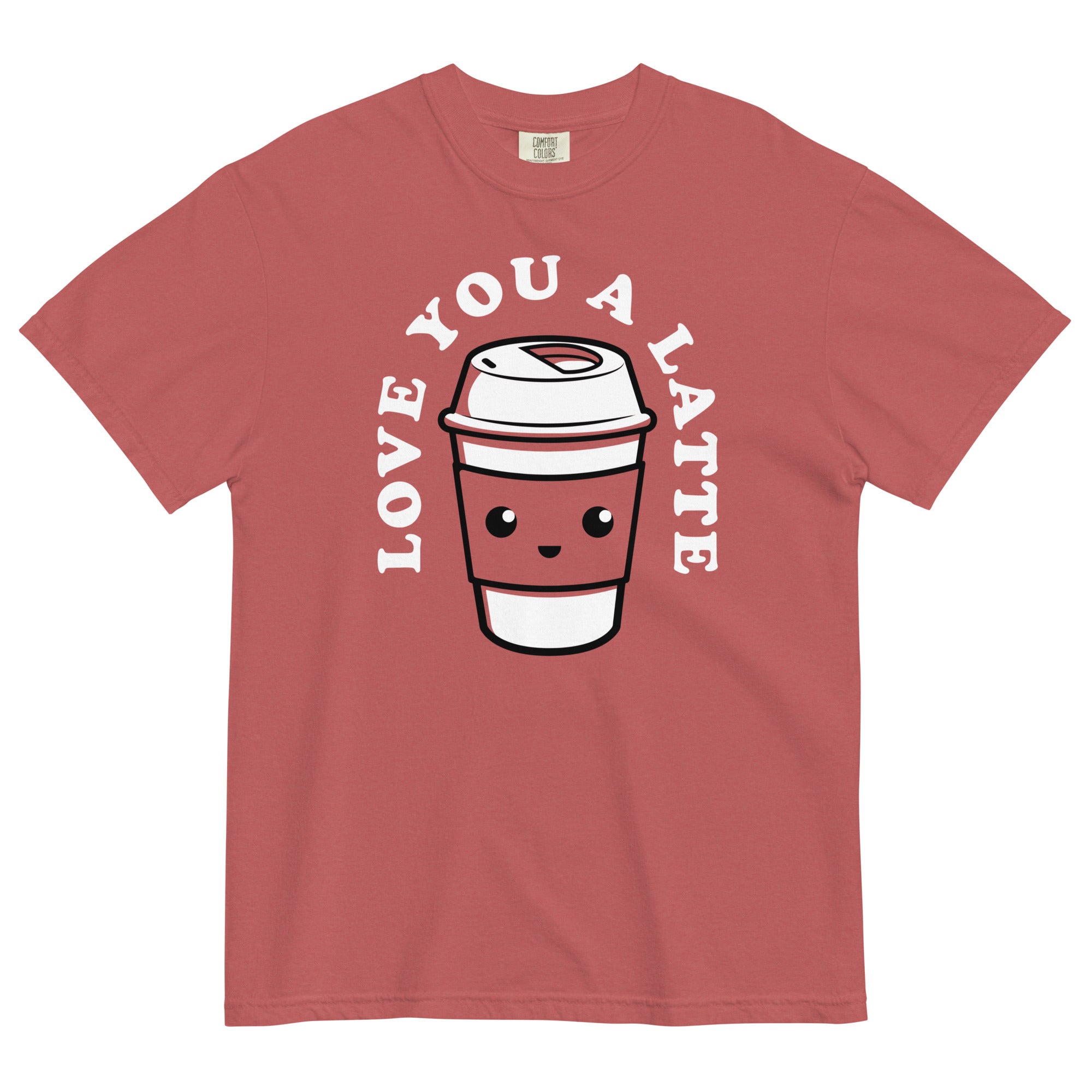 Love You A Latte Men's Relaxed Fit Tee Hoodie, Sweatshirt | CoreVibeTees.com (Image 2)