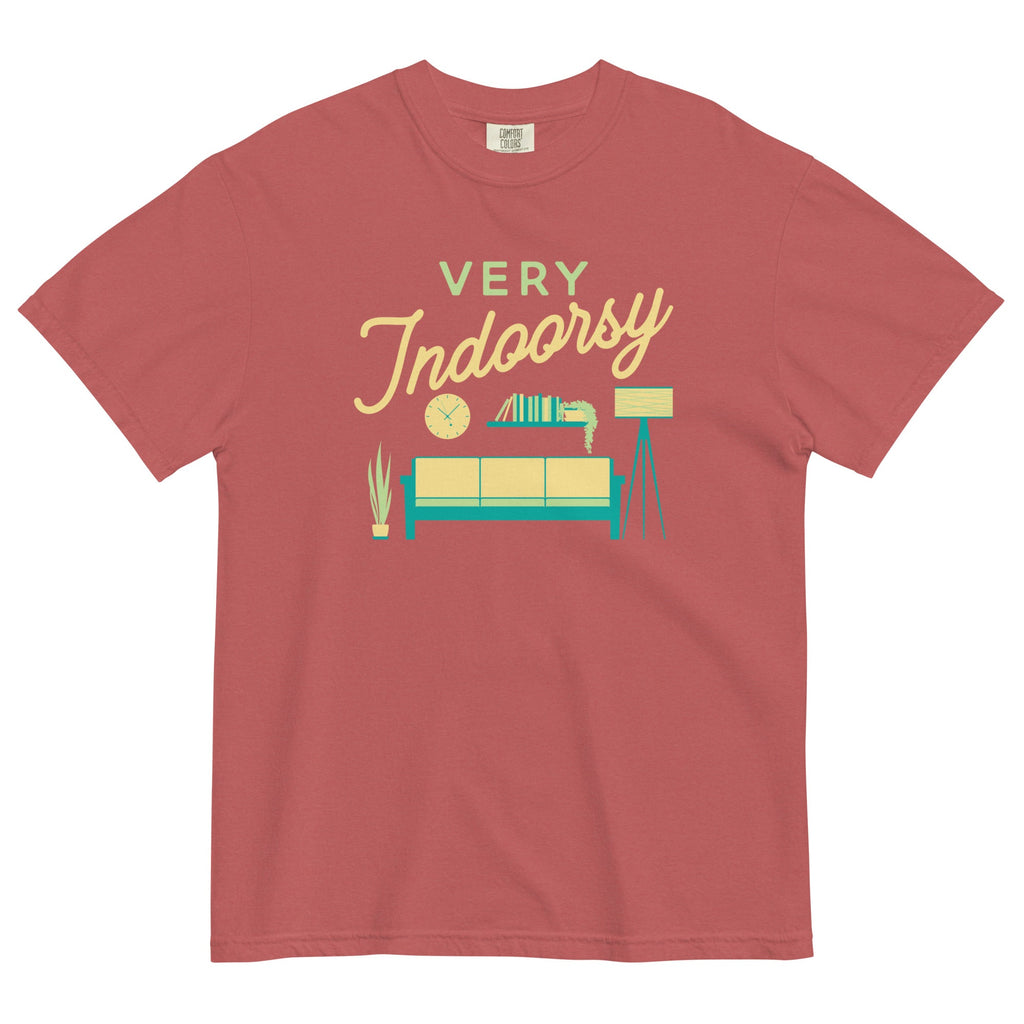 Very Indoorsy Men's Relaxed Fit Tee Hoodie, Sweatshirt | CoreVibeTees.com (Image 5)