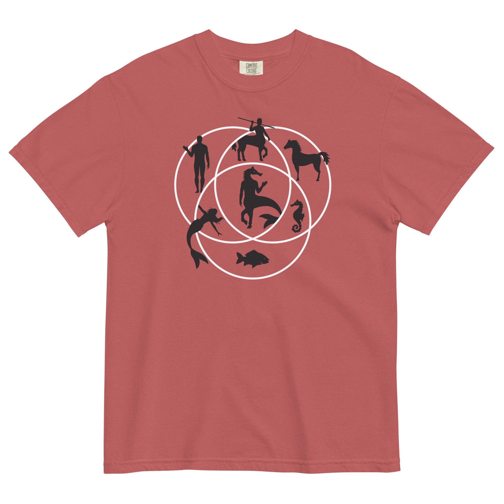 Human Horse Fish Venn Diagram Men's Relaxed Fit Tee Hoodie, Sweatshirt | CoreVibeTees.com (Image 5)