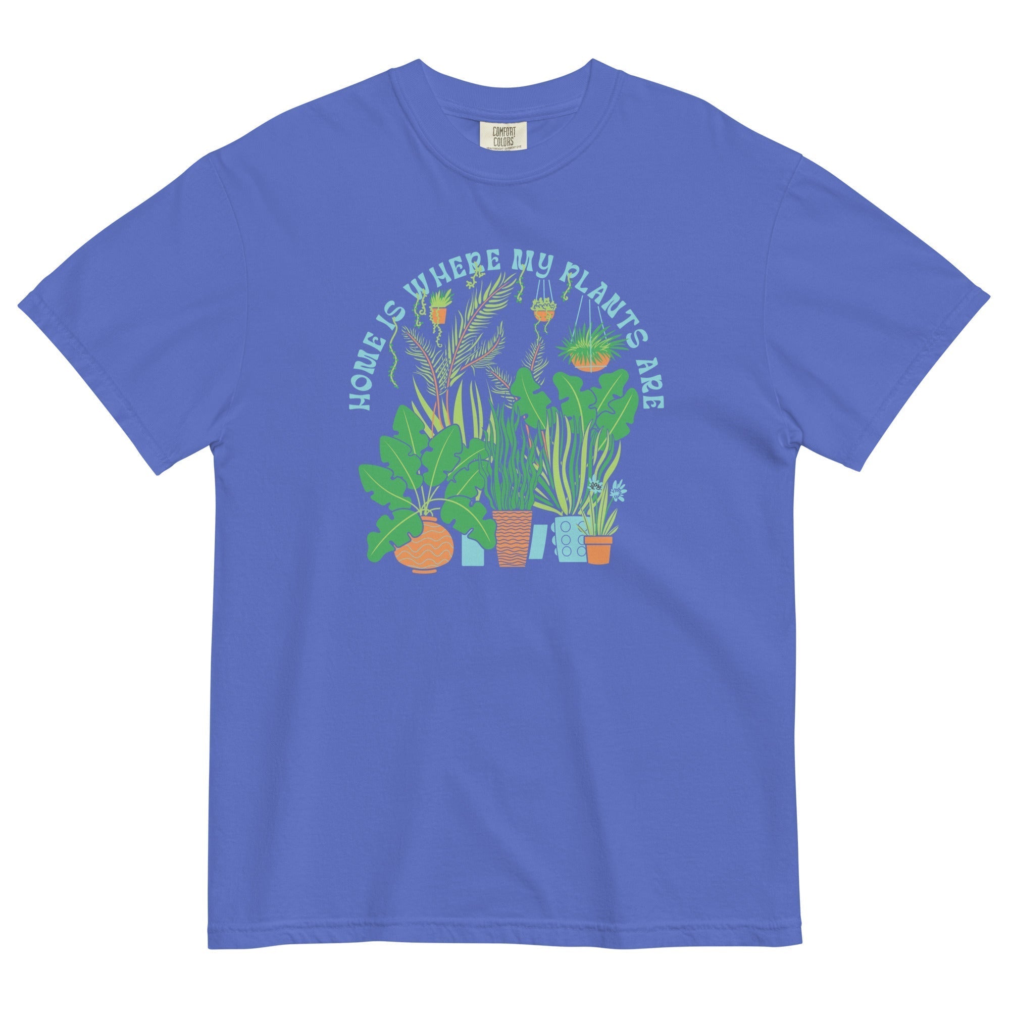 Home Is Where The Plants Are Men's Relaxed Fit Tee Hoodie, Sweatshirt | CoreVibeTees.com (Image 4)