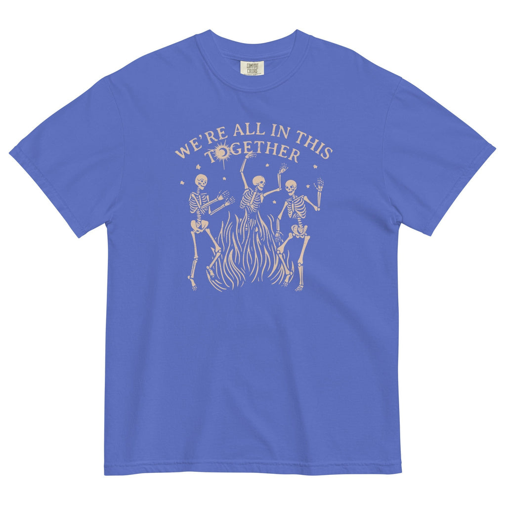 We're All In This Together Men's Relaxed Fit Tee Hoodie, Sweatshirt | CoreVibeTees.com (Image 4)