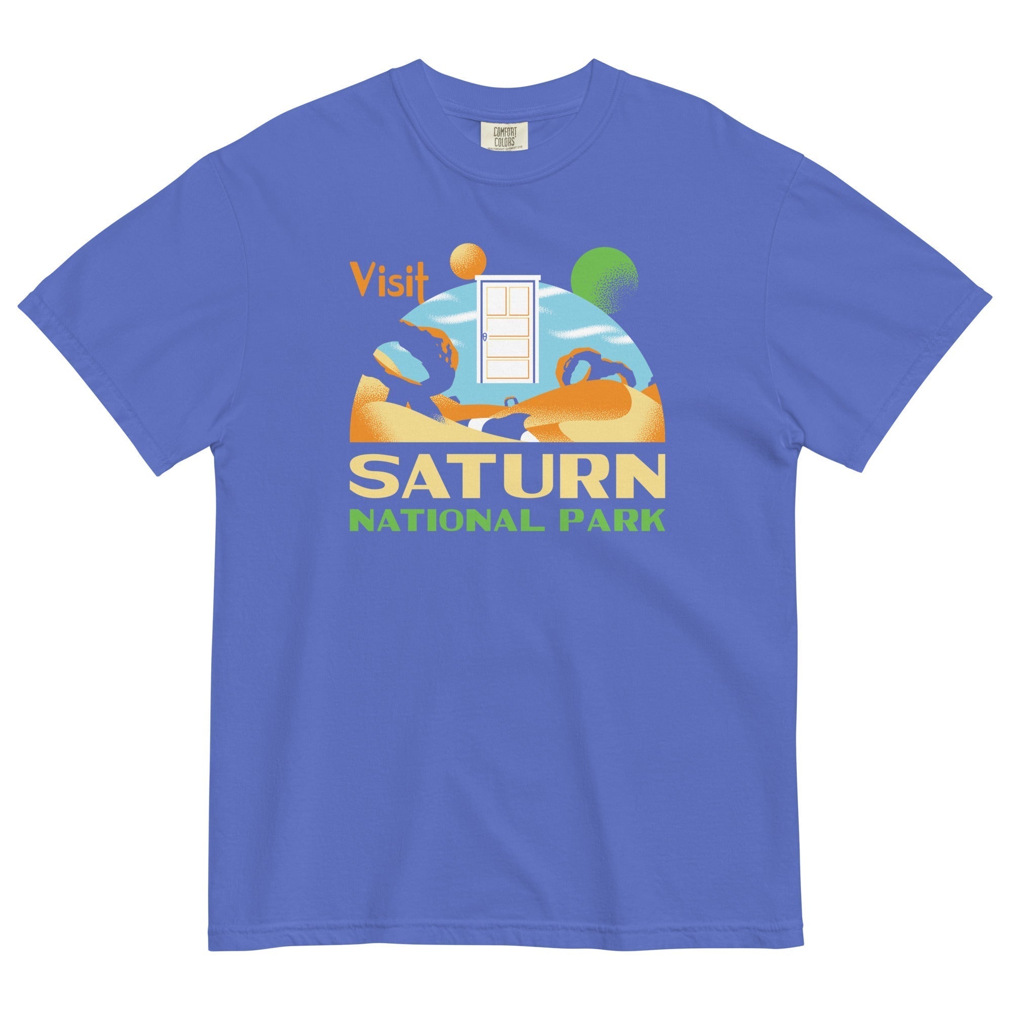 Visit Saturn National Park Men's Relaxed Fit Tee Hoodie, Sweatshirt | CoreVibeTees.com (Image 4)
