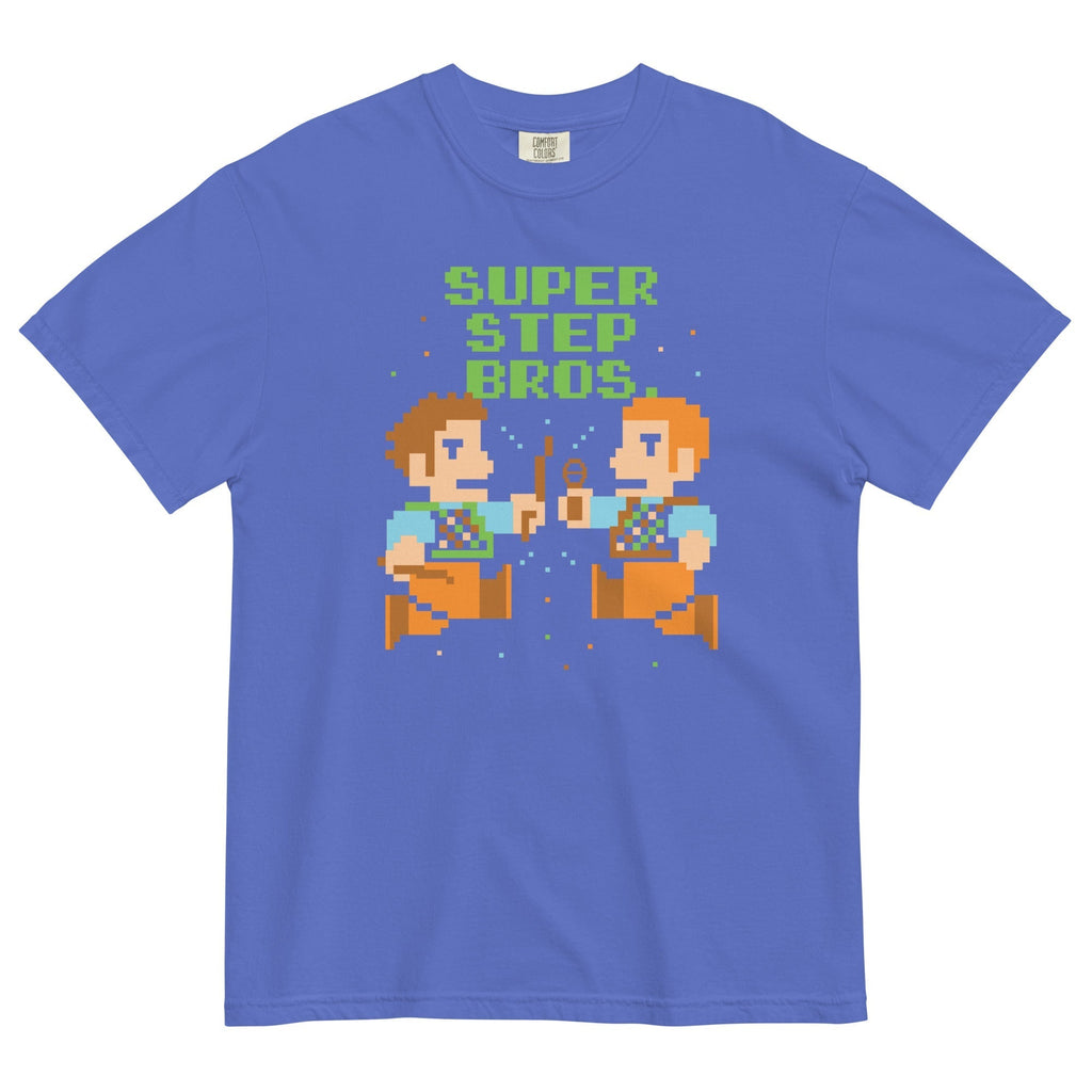 Super Step Bros Men's Relaxed Fit Tee Hoodie, Sweatshirt | CoreVibeTees.com (Image 4)