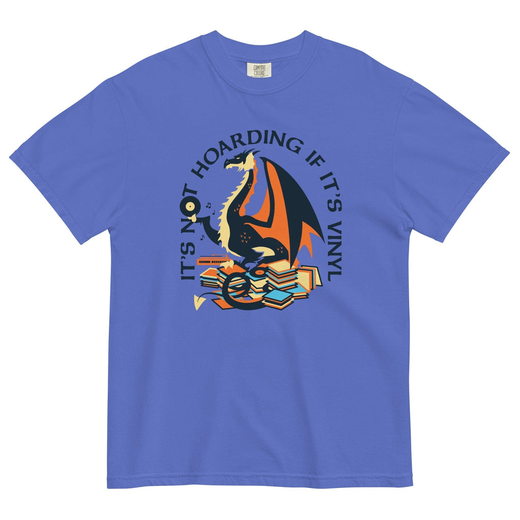 It's Not Hoarding If It's Vinyl Men's Relaxed Fit Tee Hoodie, Sweatshirt | CoreVibeTees.com (Image 3)