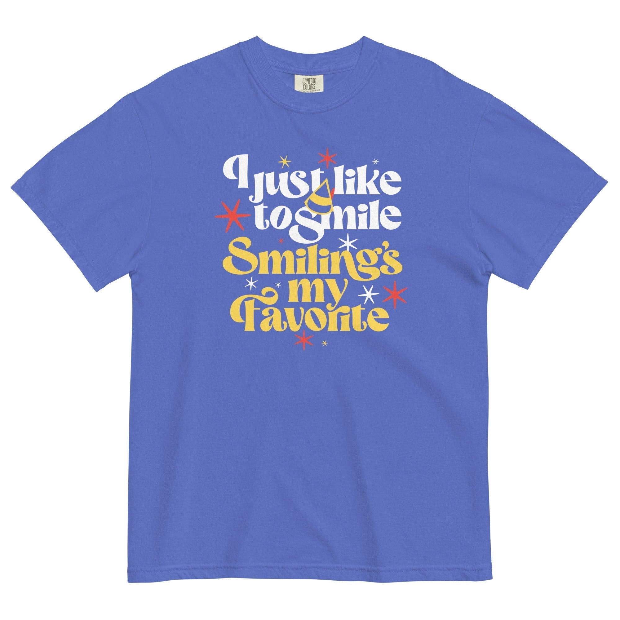 I Just Like To Smile Smiling's My Favorite Men's Relaxed Fit Tee Hoodie, Sweatshirt | CoreVibeTees.com (Image 4)