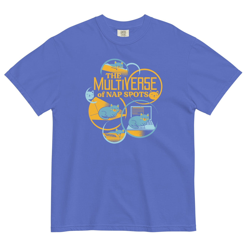 The Multiverse Of Nap Spots Men's Relaxed Fit Tee Hoodie, Sweatshirt | CoreVibeTees.com (Image 4)
