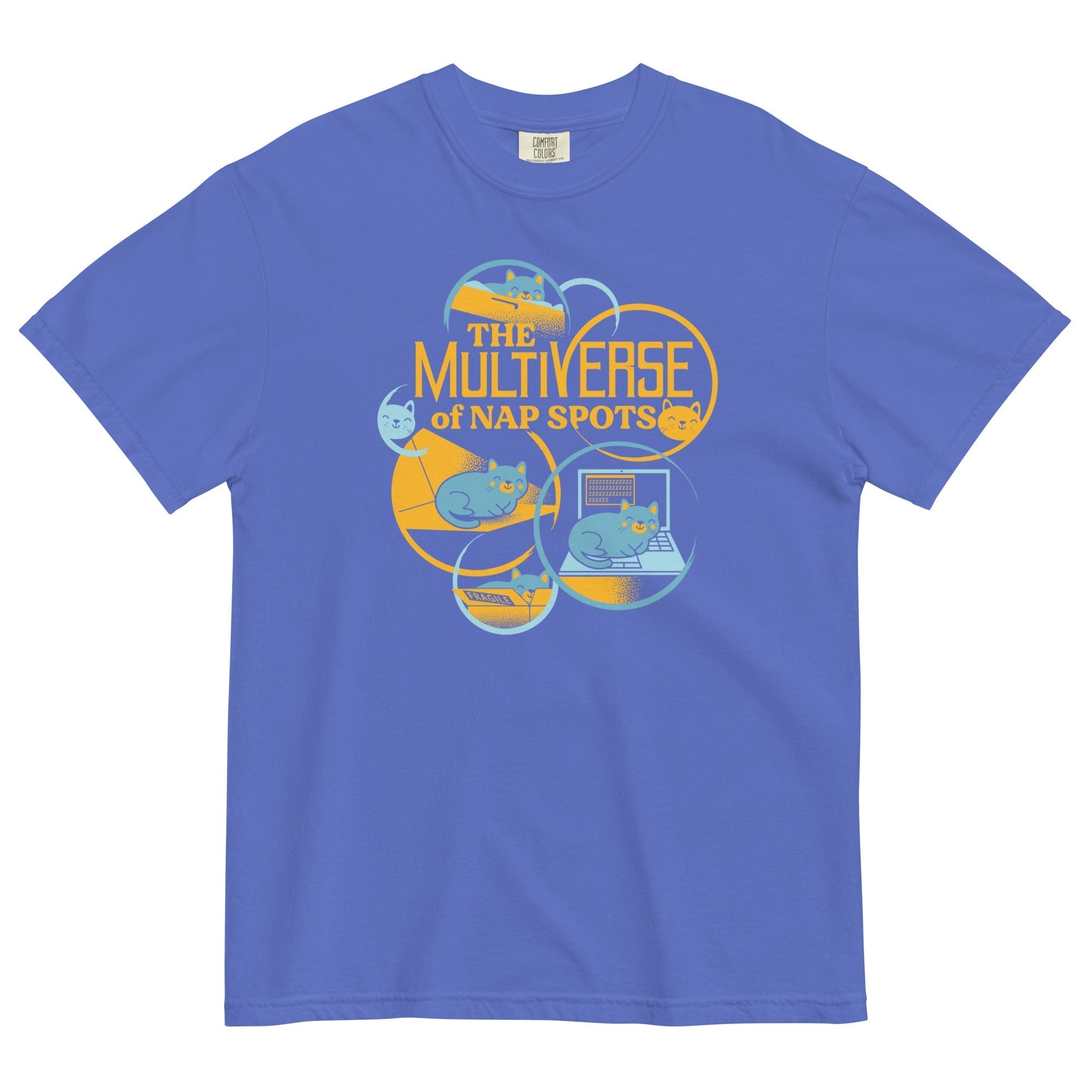 The Multiverse Of Nap Spots Men's Relaxed Fit Tee Hoodie, Sweatshirt | CoreVibeTees.com (Image 4)