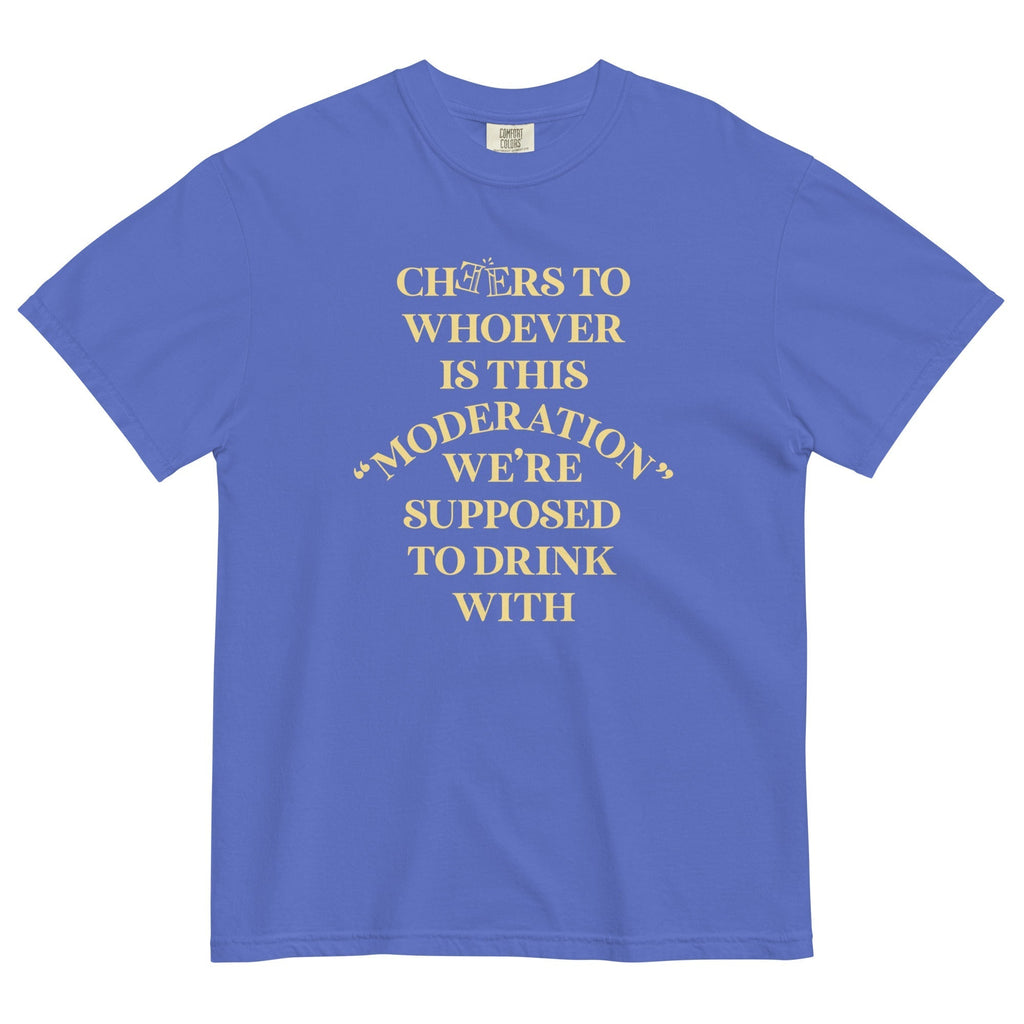 Cheers To Whoever Is This Moderation Men's Relaxed Fit Tee Hoodie, Sweatshirt | CoreVibeTees.com (Image 4)